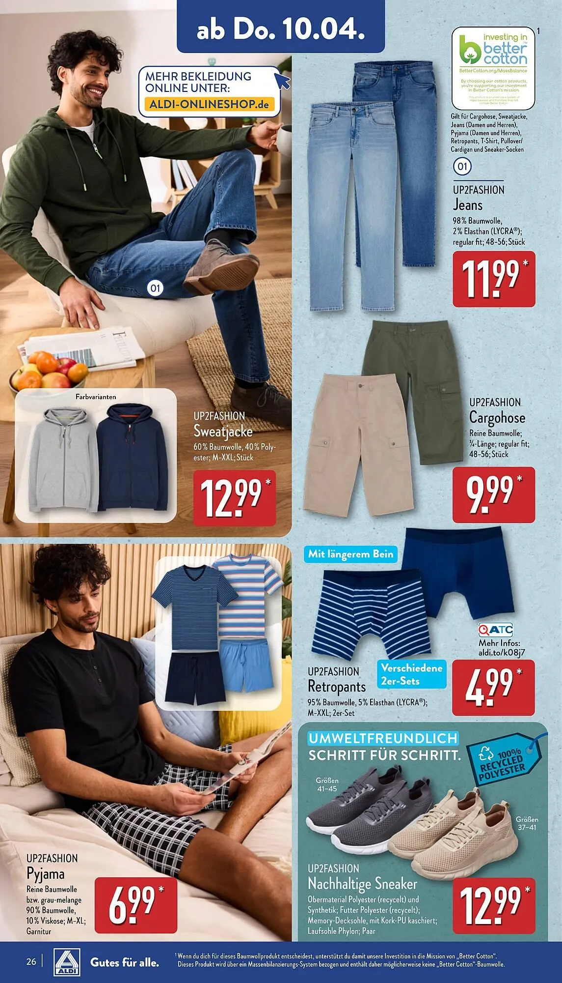 Aldi Nord Prospekt von 7. April bis 12. April 2025 - Prospekt seite 26