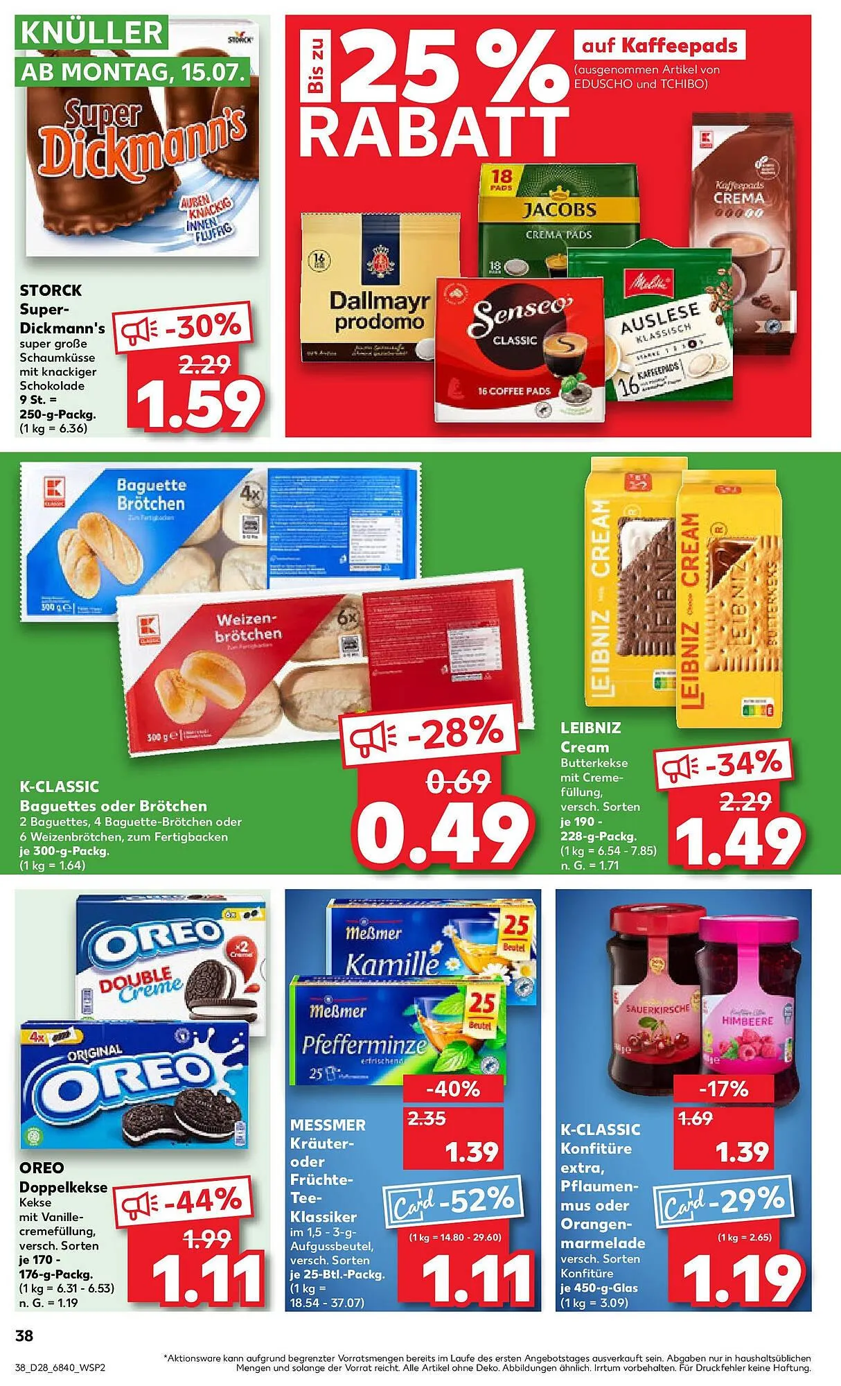 Kaufland Prospekt von 10. Juli bis 17. Juli 2024 - Prospekt seite 38