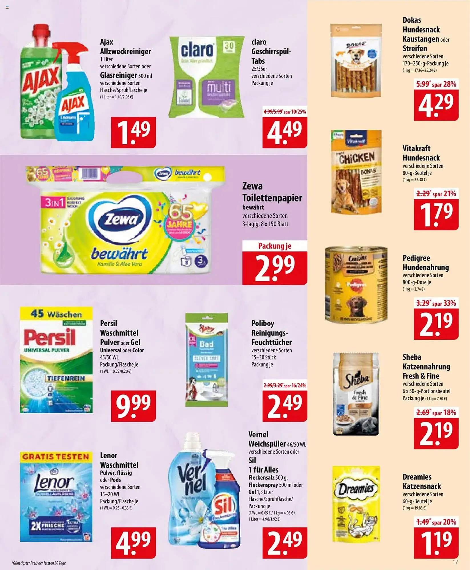 Famila Nord Ost Prospekt von 18. Mai bis 23. Mai 2026 - Prospekt seite 17