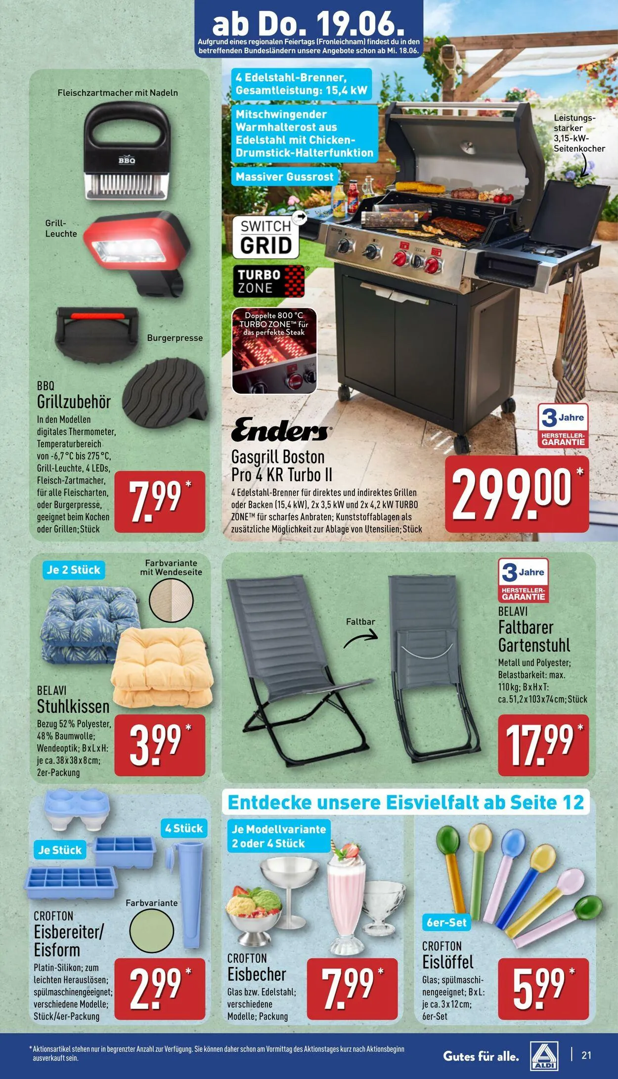 Aldi-Nord von 16. Juni bis 21. Juni 2025 - Prospekt seite 21