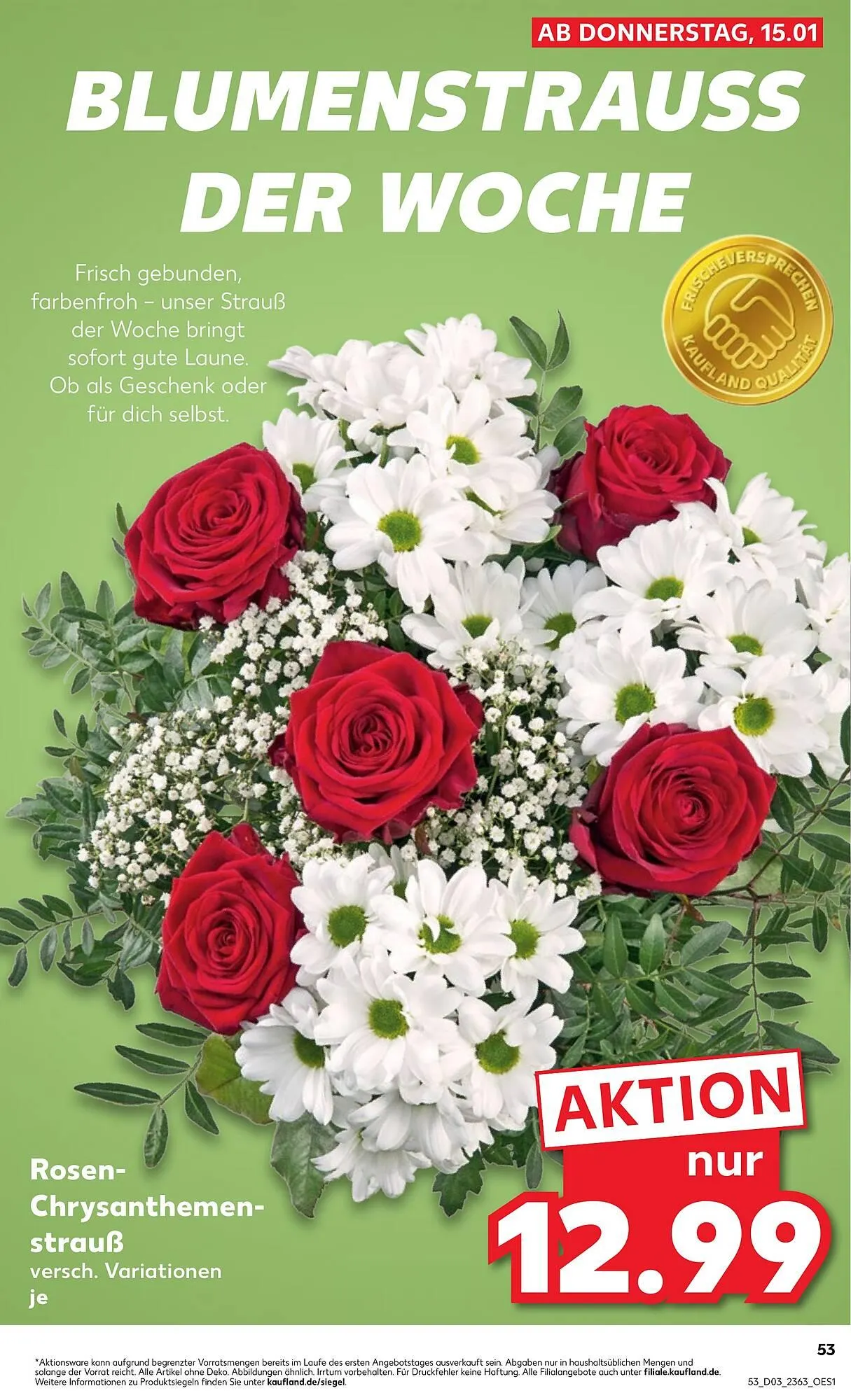 Kaufland Prospekt von 15. Januar bis 21. Januar 2026 - Prospekt seite 53