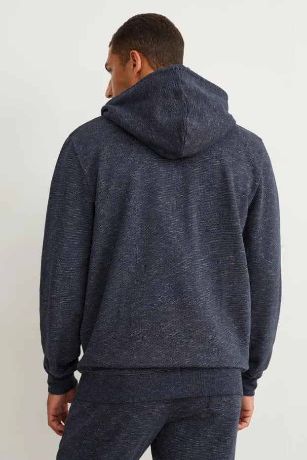 Zip-through hoodie