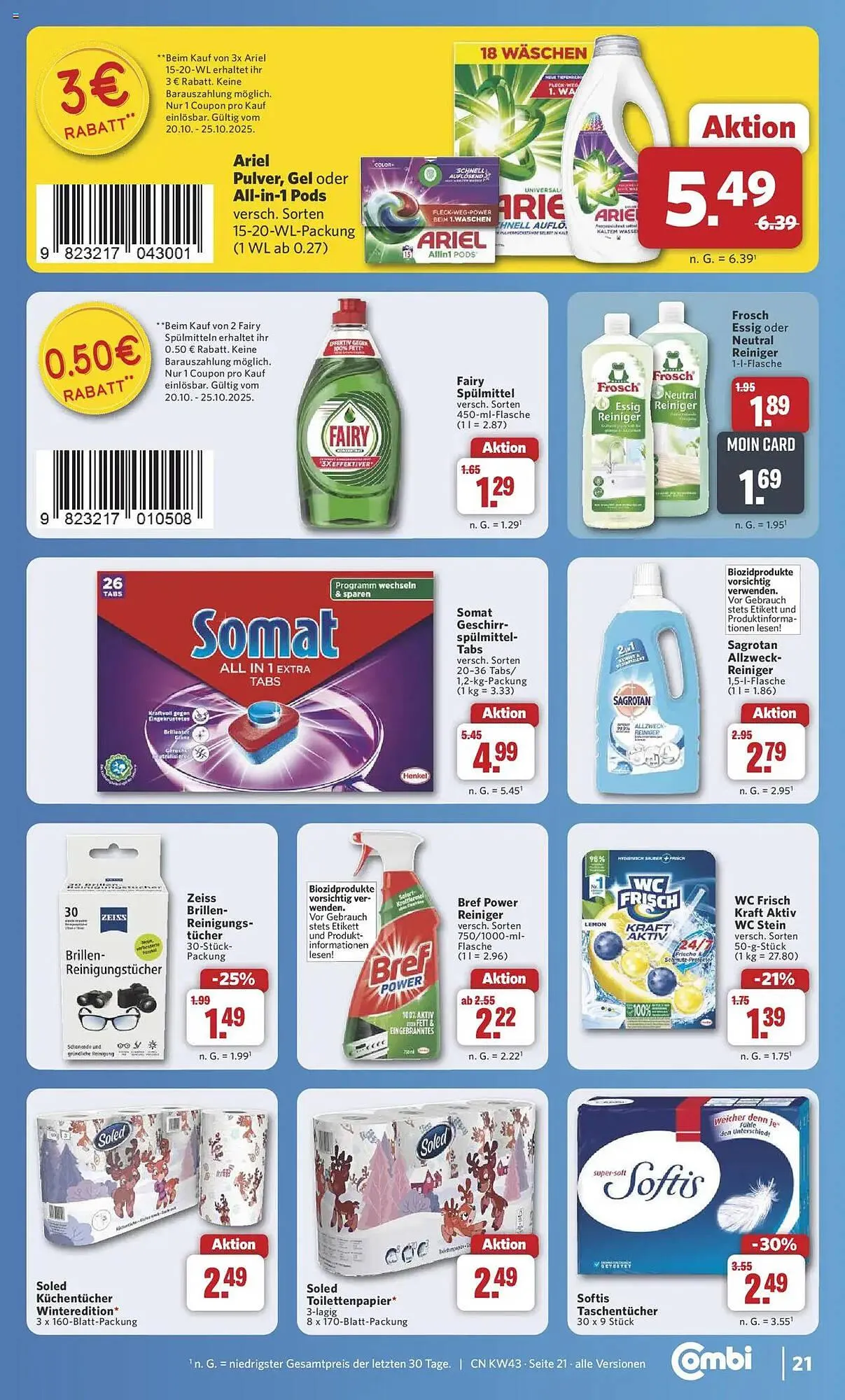 Combi Prospekt von 20. Oktober bis 25. Oktober 2025 - Prospekt seite 27