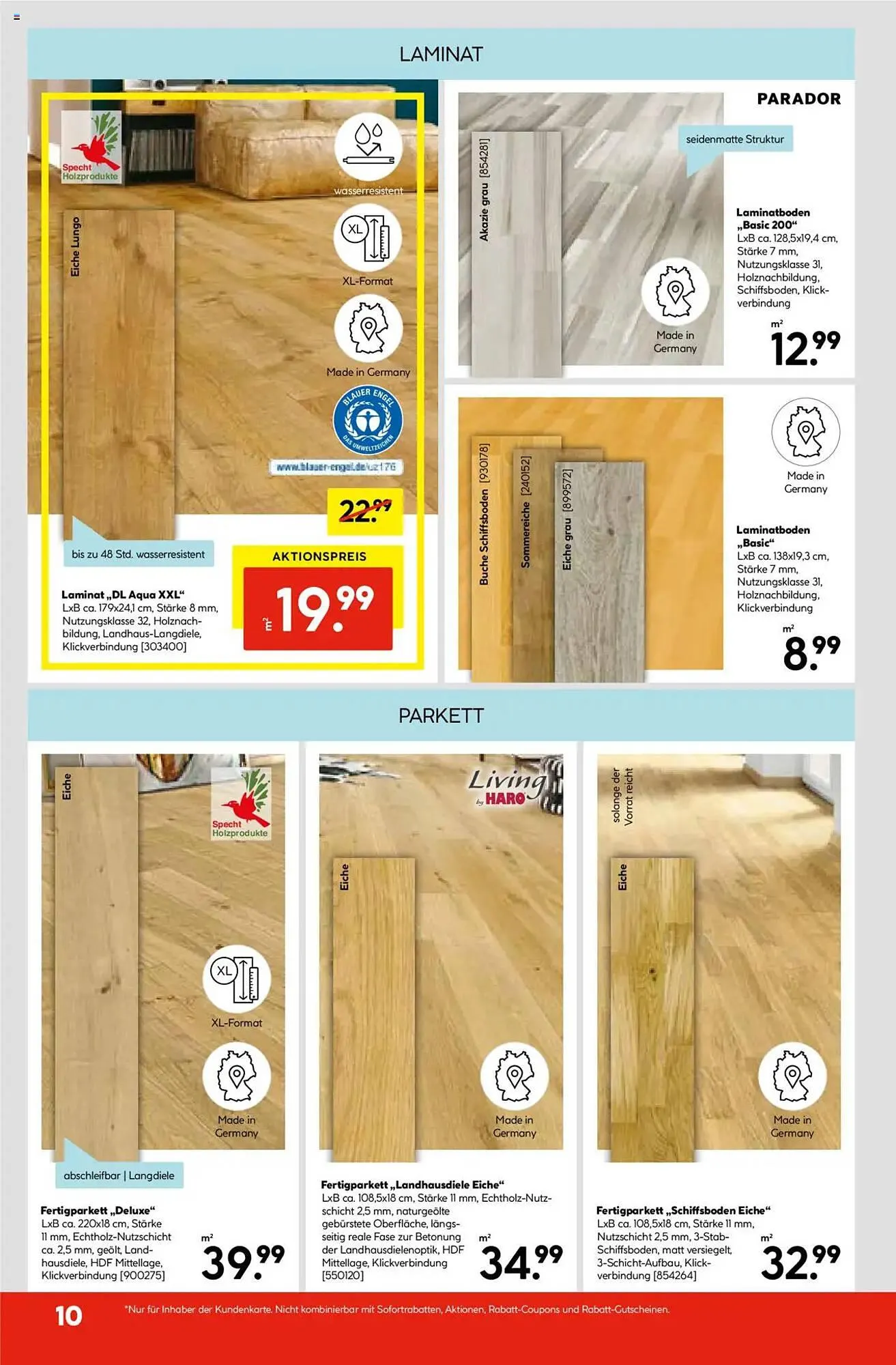 Hellweg Prospekt von 4. August bis 9. August 2025 - Prospekt seite 10