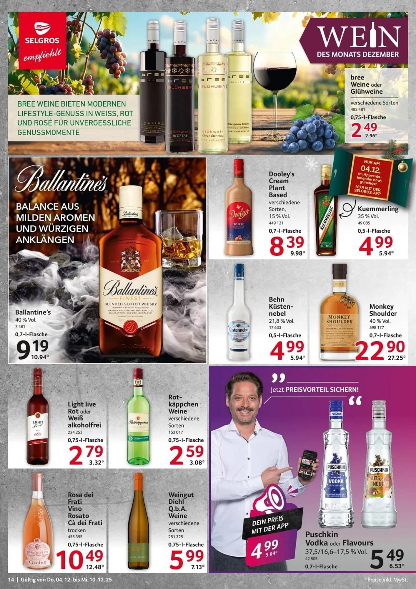Selgros Prospekt von 4. Dezember bis 10. Dezember 2025 - Prospekt seite 14