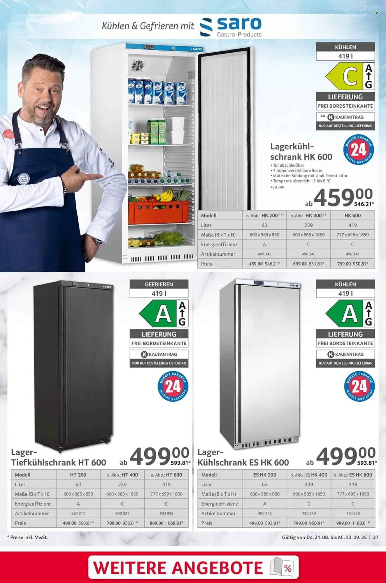 Selgros Prospekt von 21. August bis 3. September 2025 - Prospekt seite 27