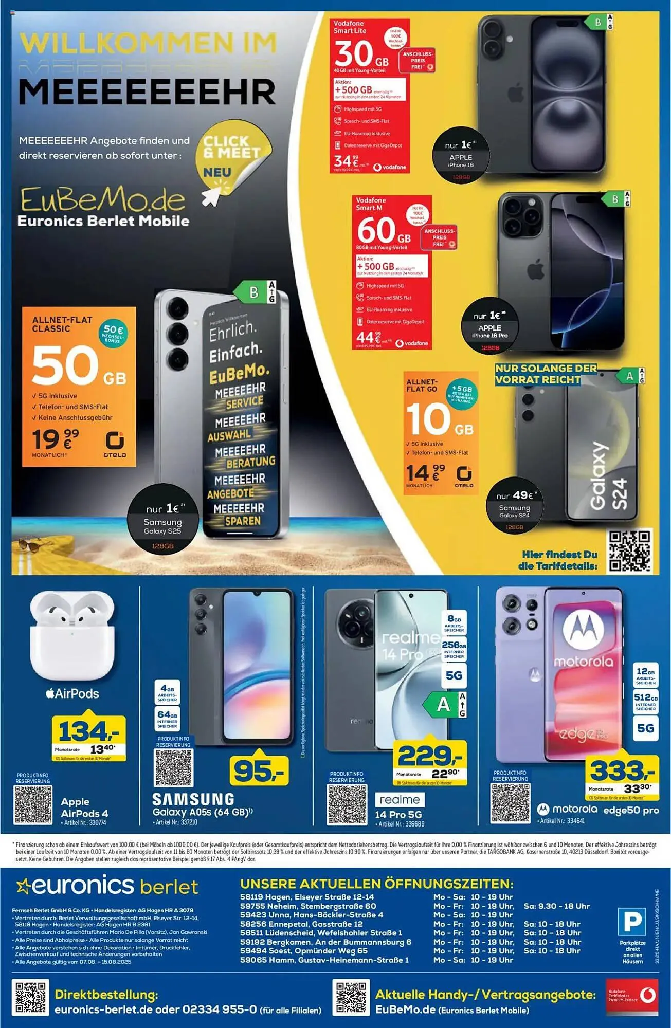 Euronics Prospekt von 6. August bis 15. August 2025 - Prospekt seite 8