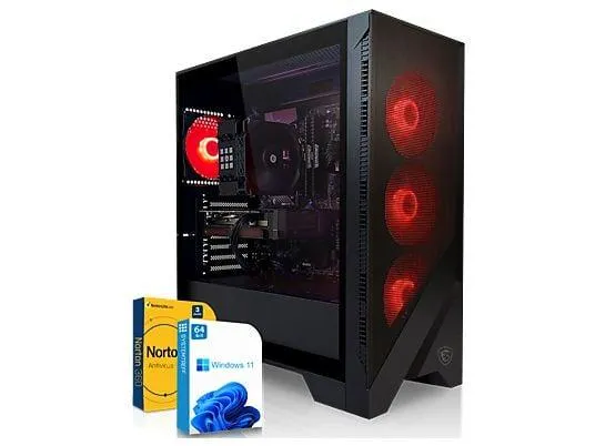 SYSTEMTREFF High-End, Gaming PC mit AMD Ryzen™ 7 9700X Prozessor, 32 GB RAM, 2000 GB mSSD, NVIDIA GeForce RTX™ 5070 Ti, Windows 11 Pro