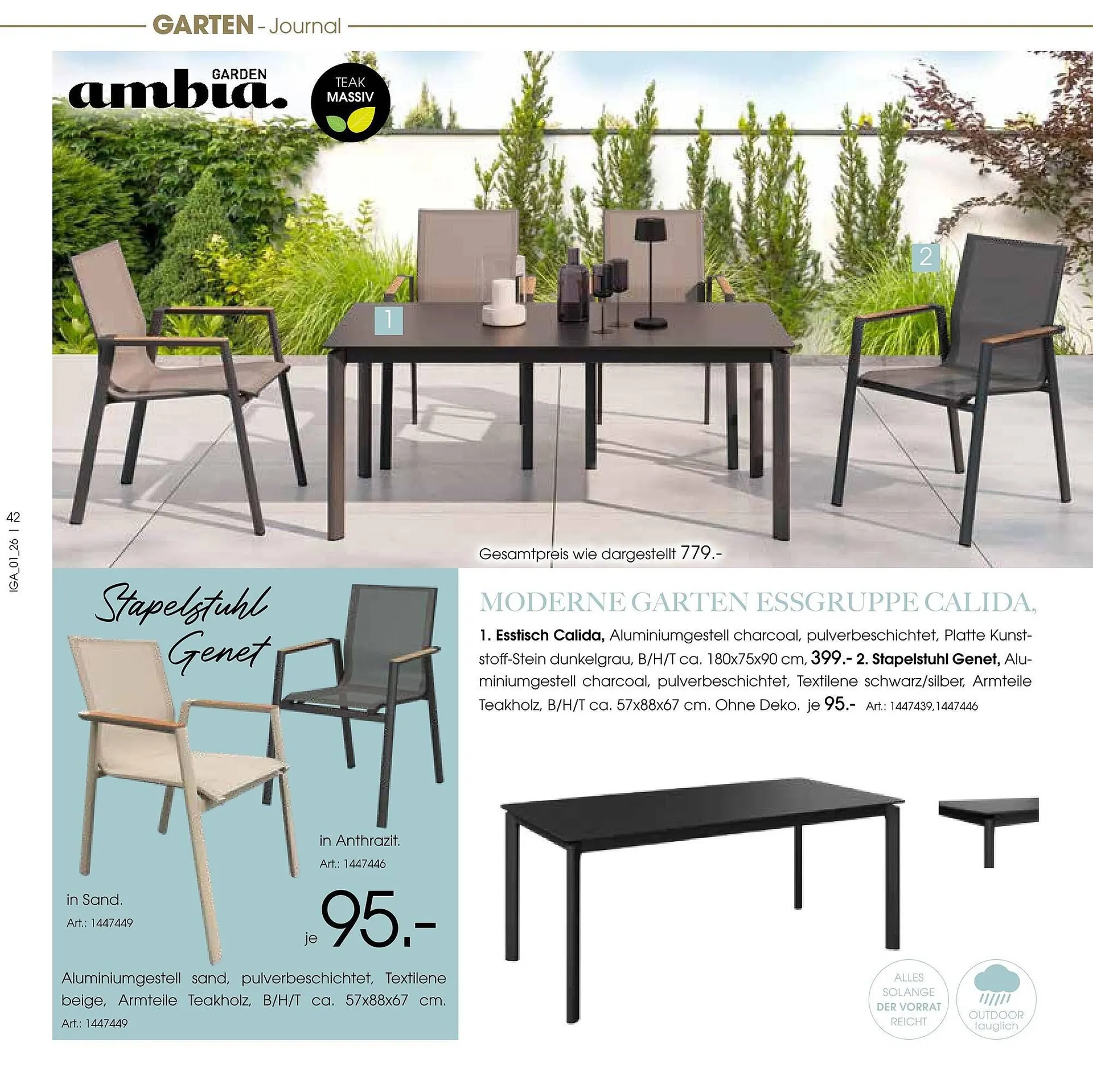 Zurbrüggen Prospekt von 17. März bis 31. August 2026 - Prospekt seite 42