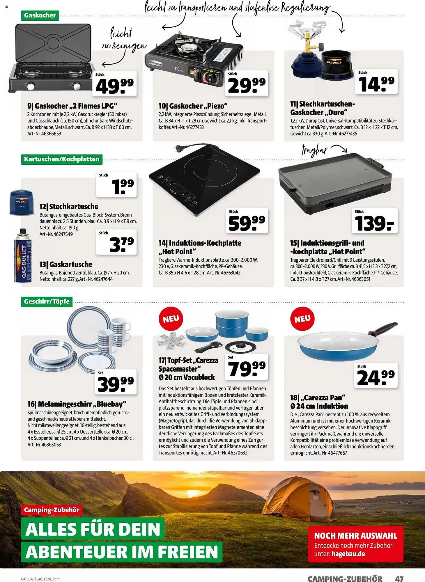 Hagebau Prospekt von 2. März bis 31. Dezember 2026 - Prospekt seite 47