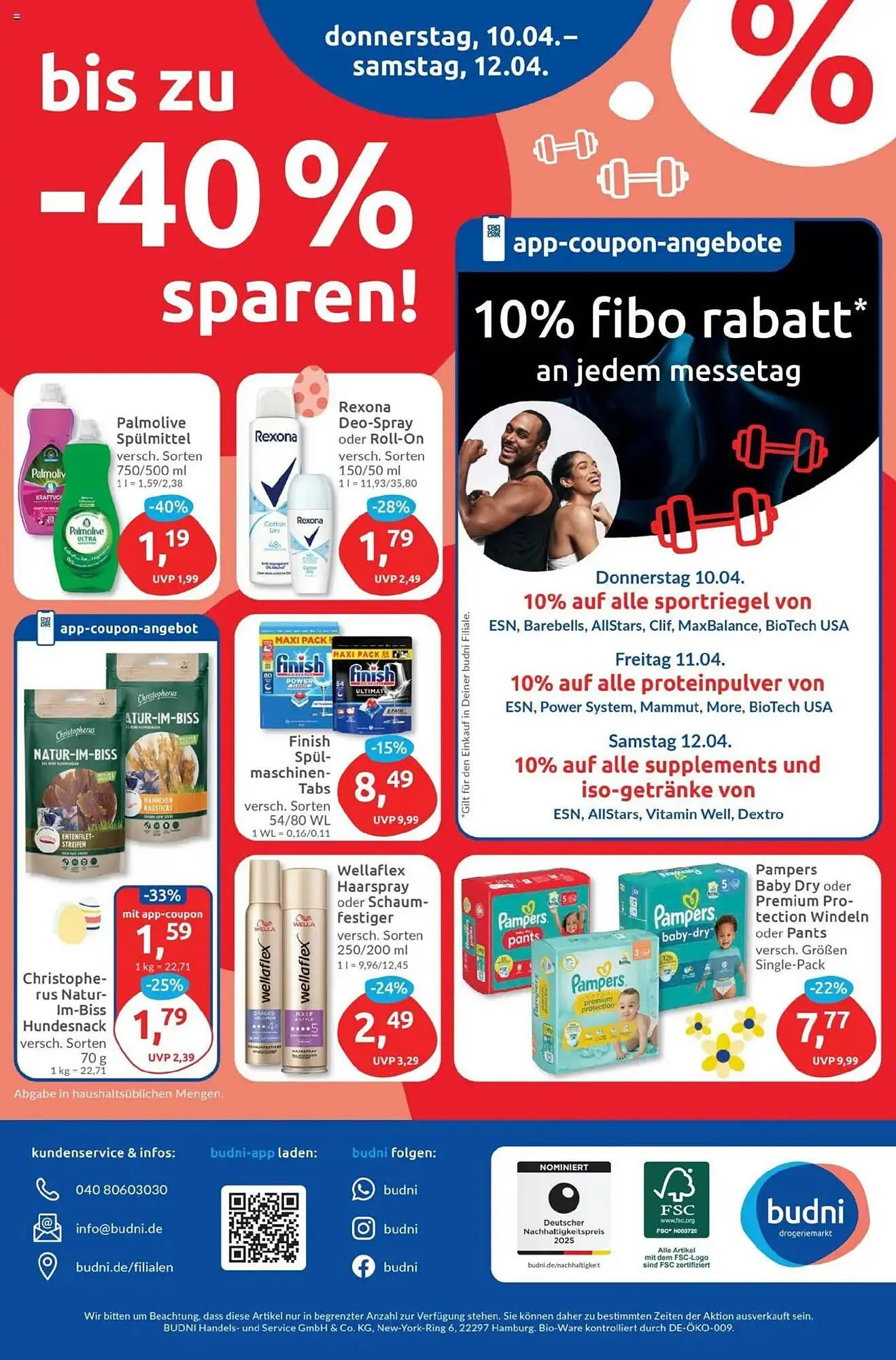 Budni Prospekt von 7. April bis 12. April 2025 - Prospekt seite 8