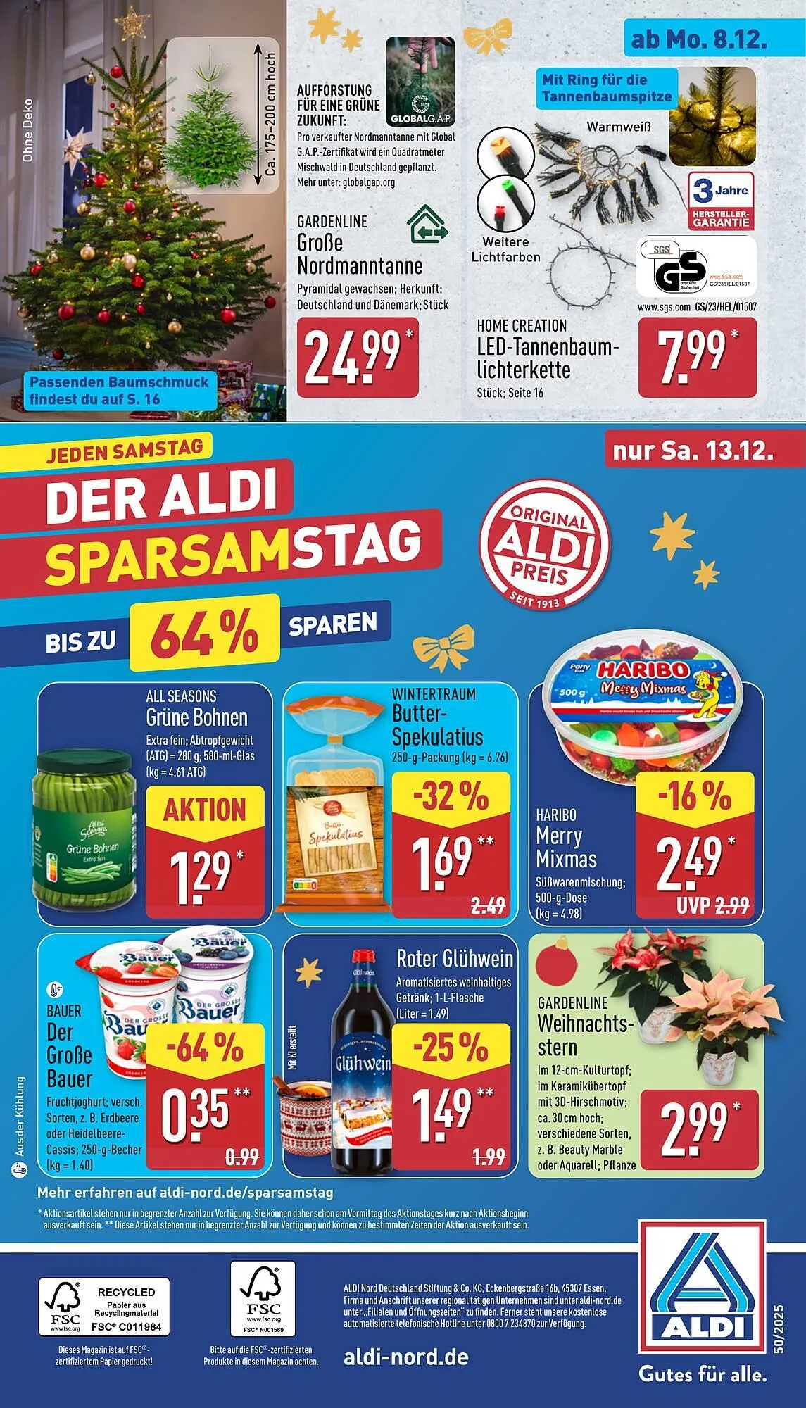 Aldi Nord Prospekt von 8. Dezember bis 13. Dezember 2025 - Prospekt seite 36
