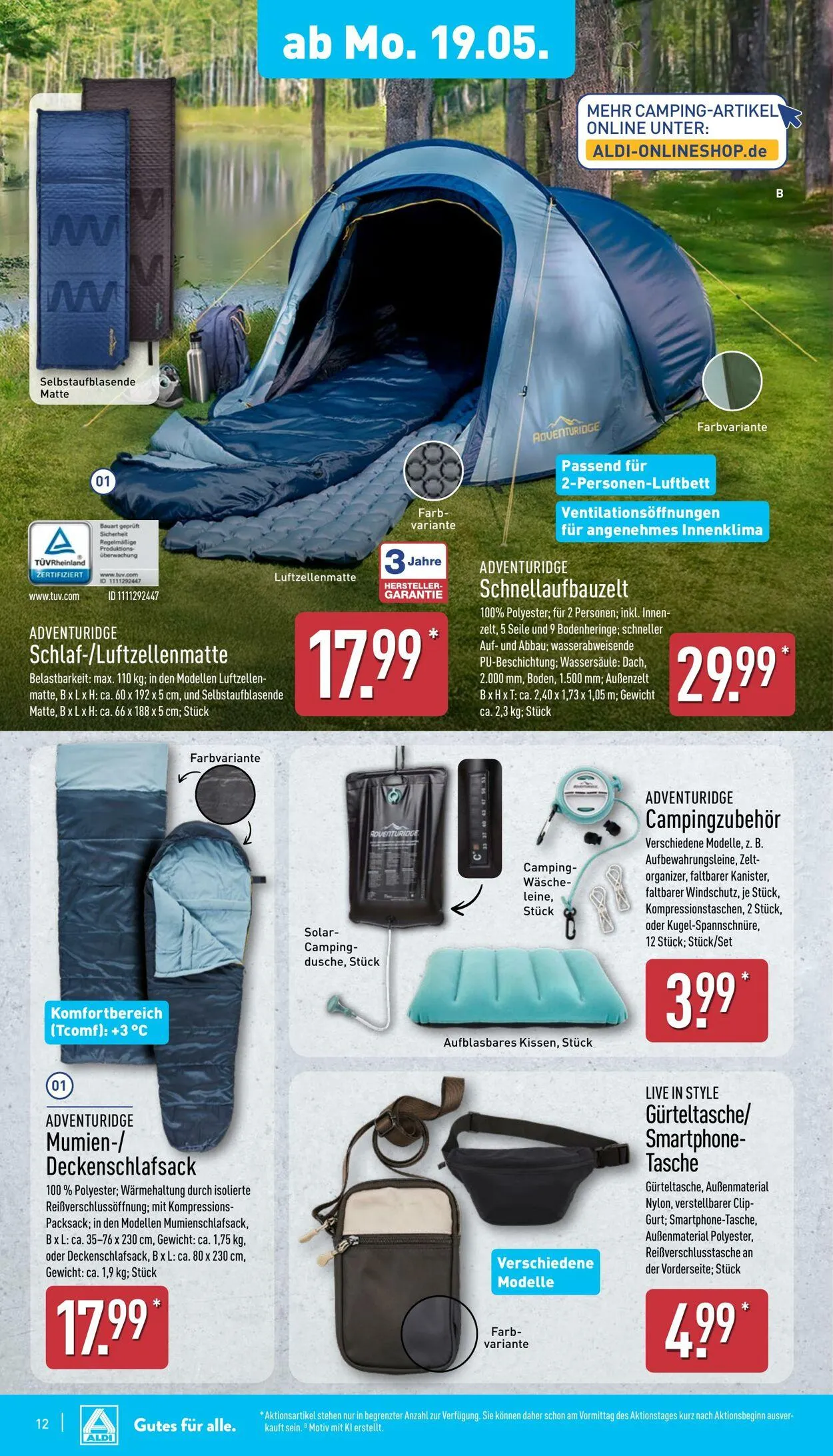 Aldi-Nord von 12. Mai bis 17. Mai 2025 - Prospekt seite 16