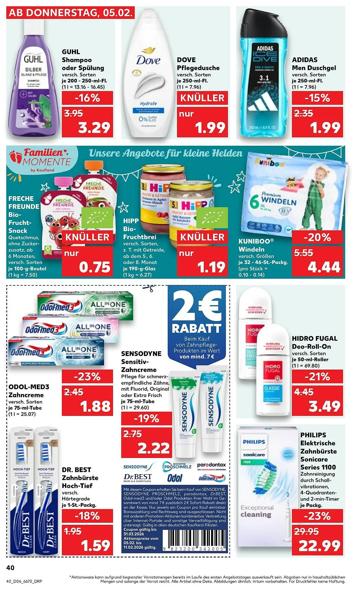 Kaufland Prospekt von 5. Februar bis 11. Februar 2026 - Prospekt seite 40