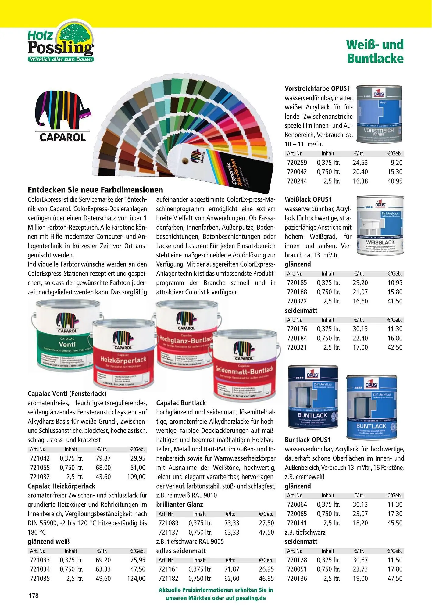 Holz Possling Prospekt von 2. Mai bis 31. Juli 2025 - Prospekt seite 178