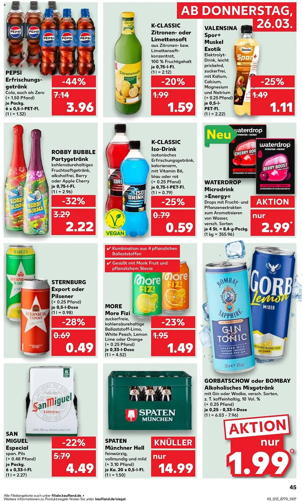 Kaufland Prospekt von 26. März bis 1. April 2026 - Prospekt seite 45