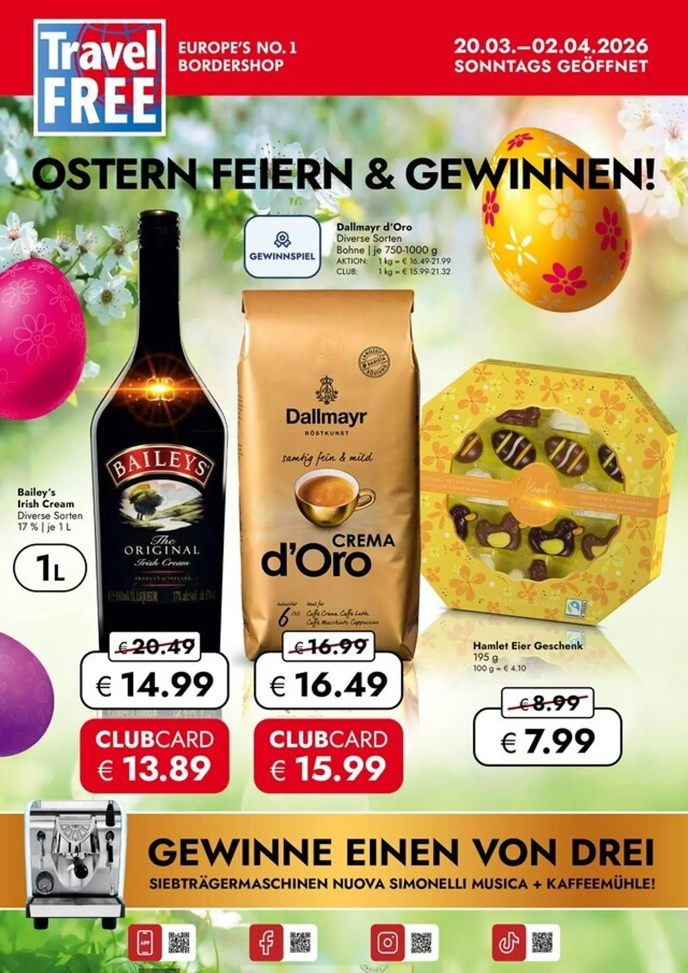Travel Free Prospekt von 20. März bis 2. April 2026 - Prospekt seite 1