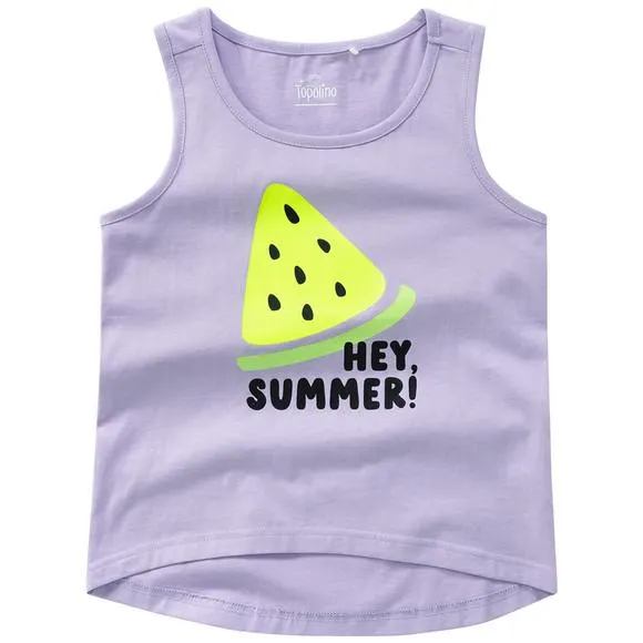 Mädchen Top mit Neon-Print