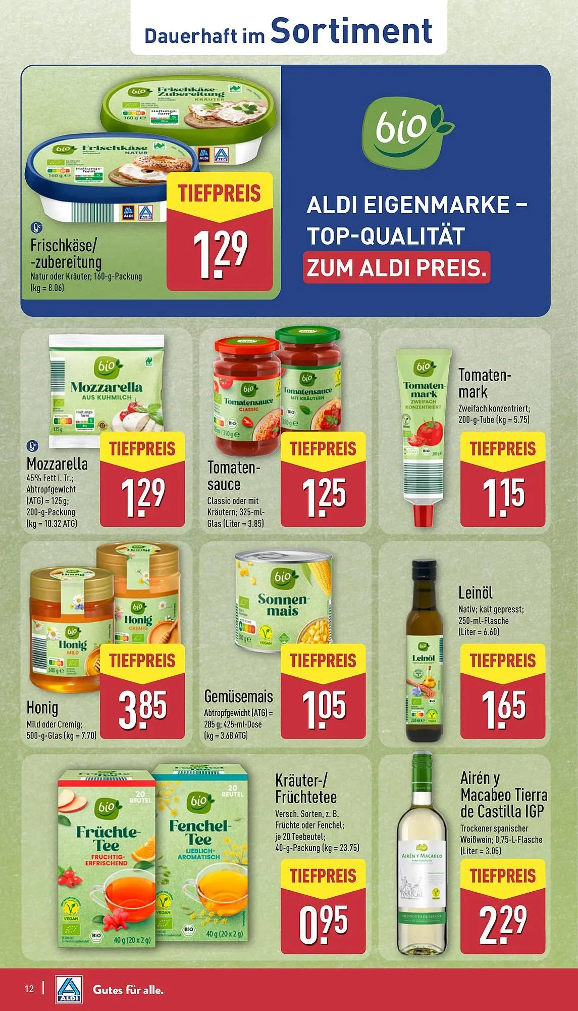 Aldi Nord Prospekt von 5. Januar bis 10. Januar 2026 - Prospekt seite 12