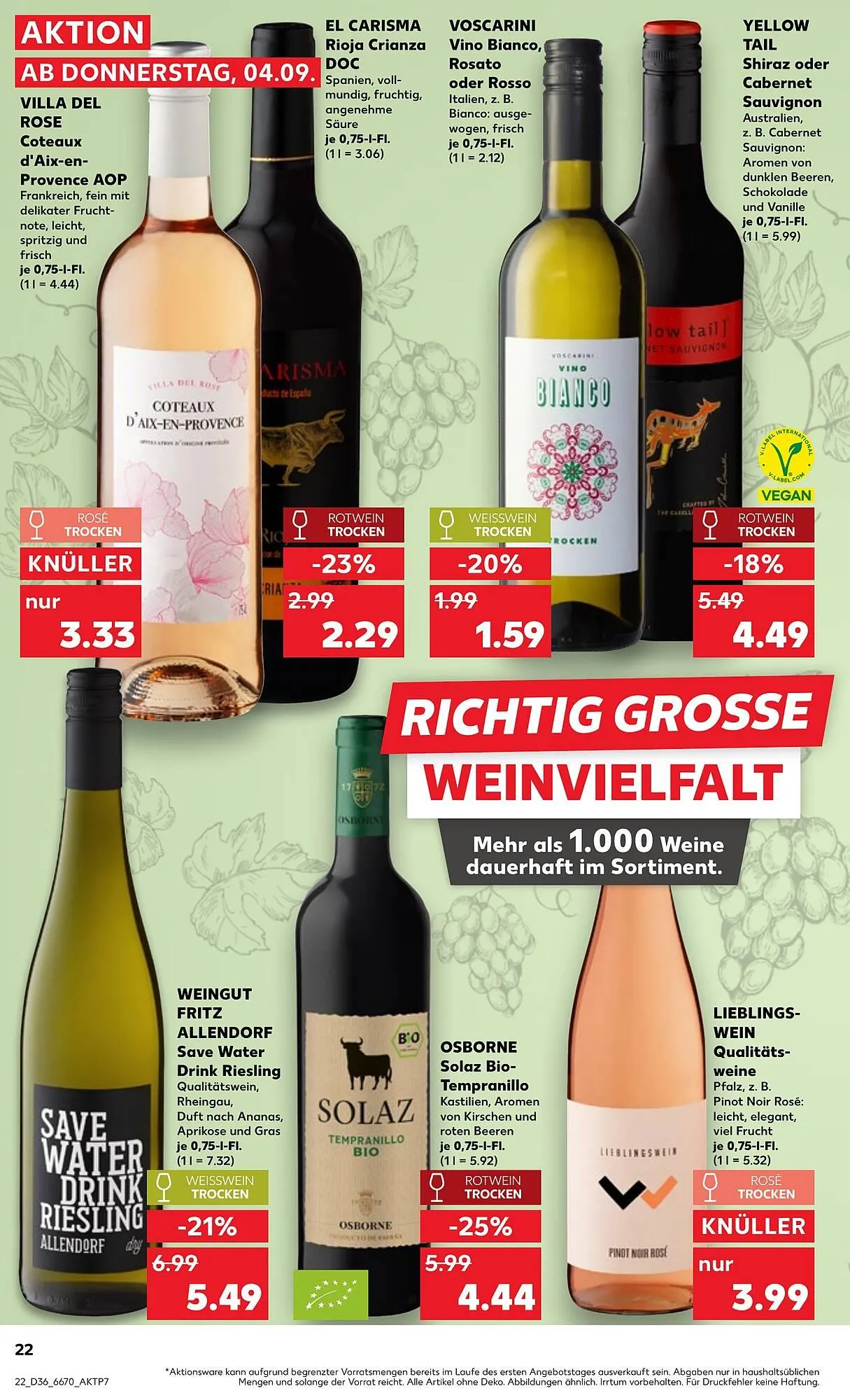 Kaufland Prospekt von 4. September bis 10. September 2025 - Prospekt seite 22