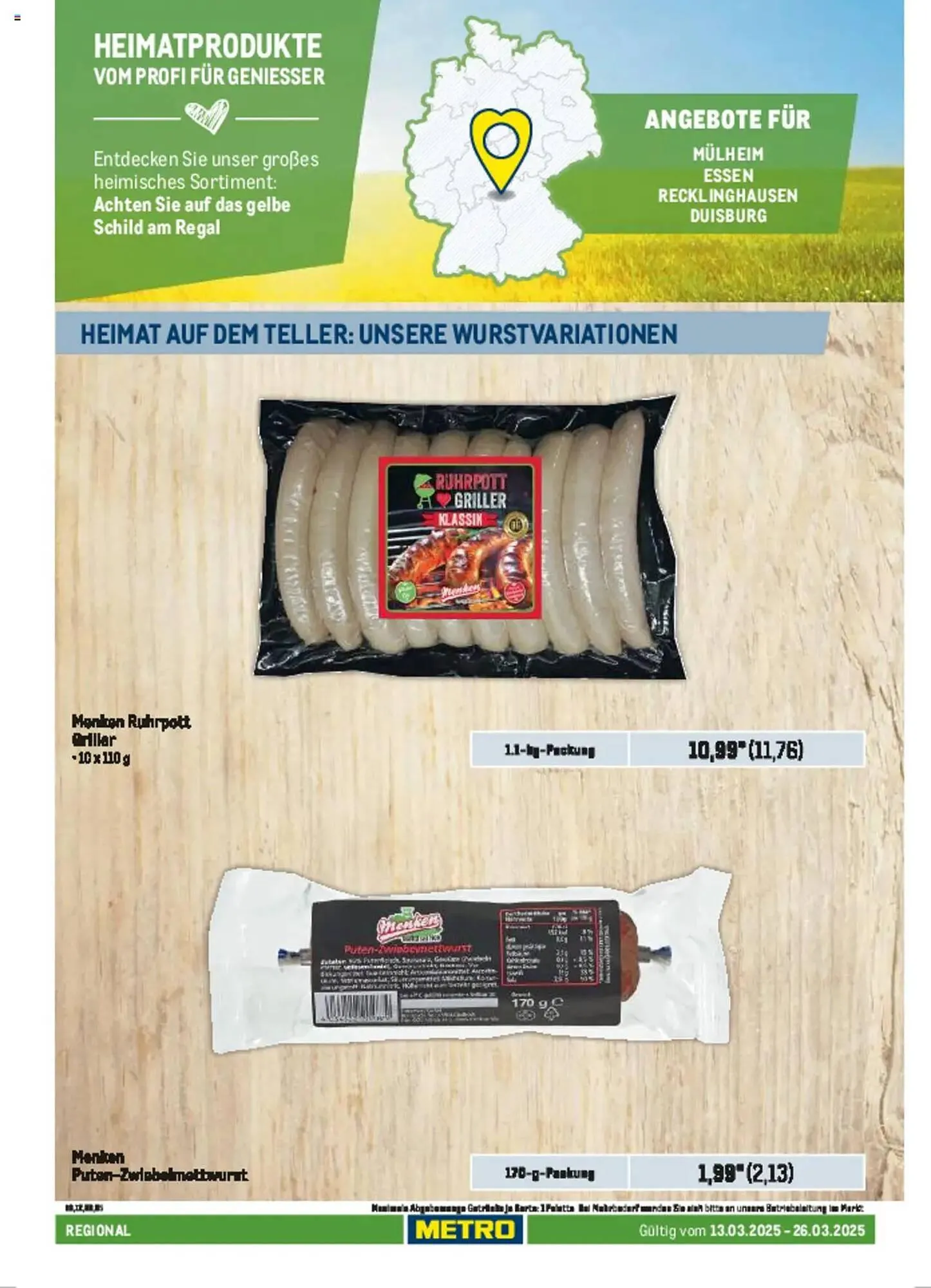 METRO Prospekt von 13. März bis 26. März 2025 - Prospekt seite 20