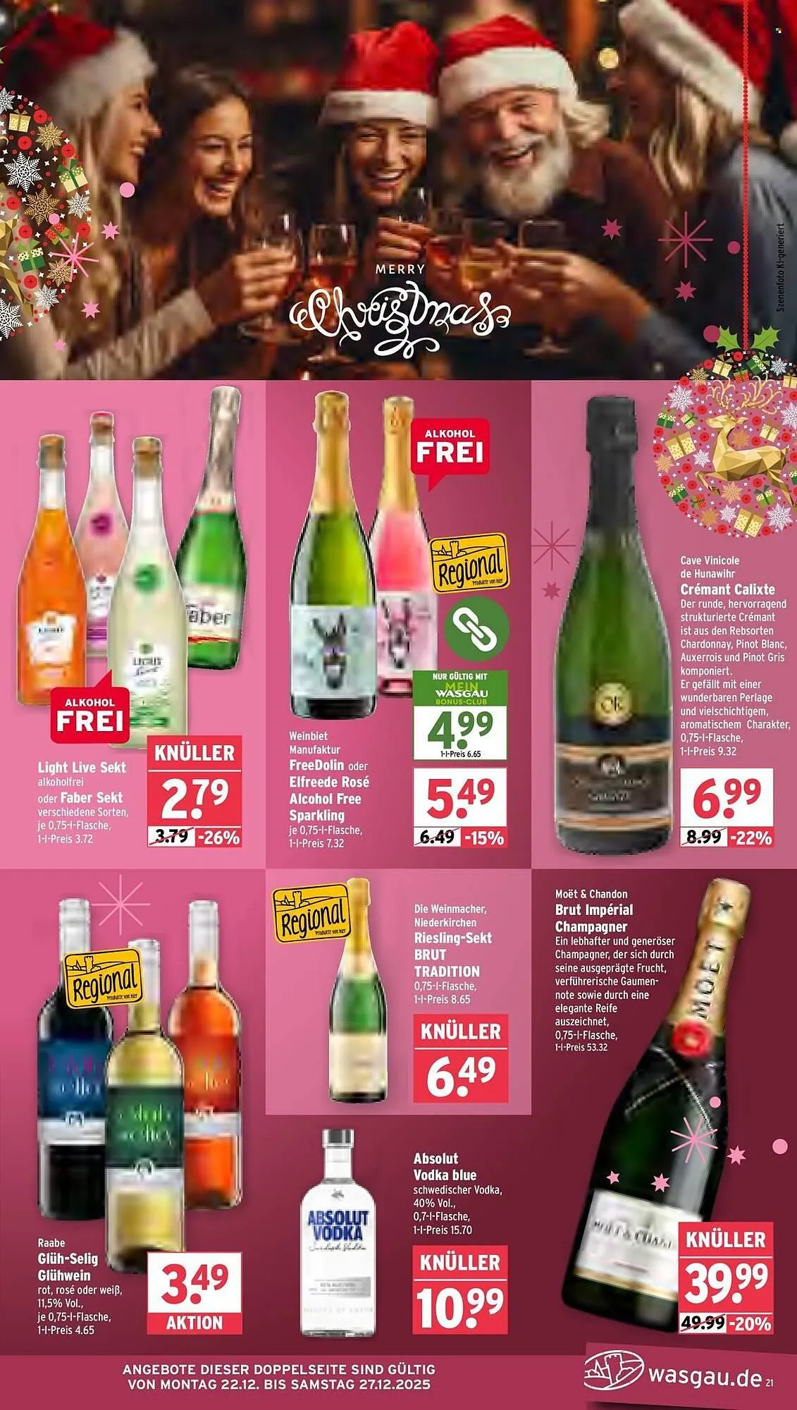 Wasgau Prospekt von 22. Dezember bis 27. Dezember 2025 - Prospekt seite 21