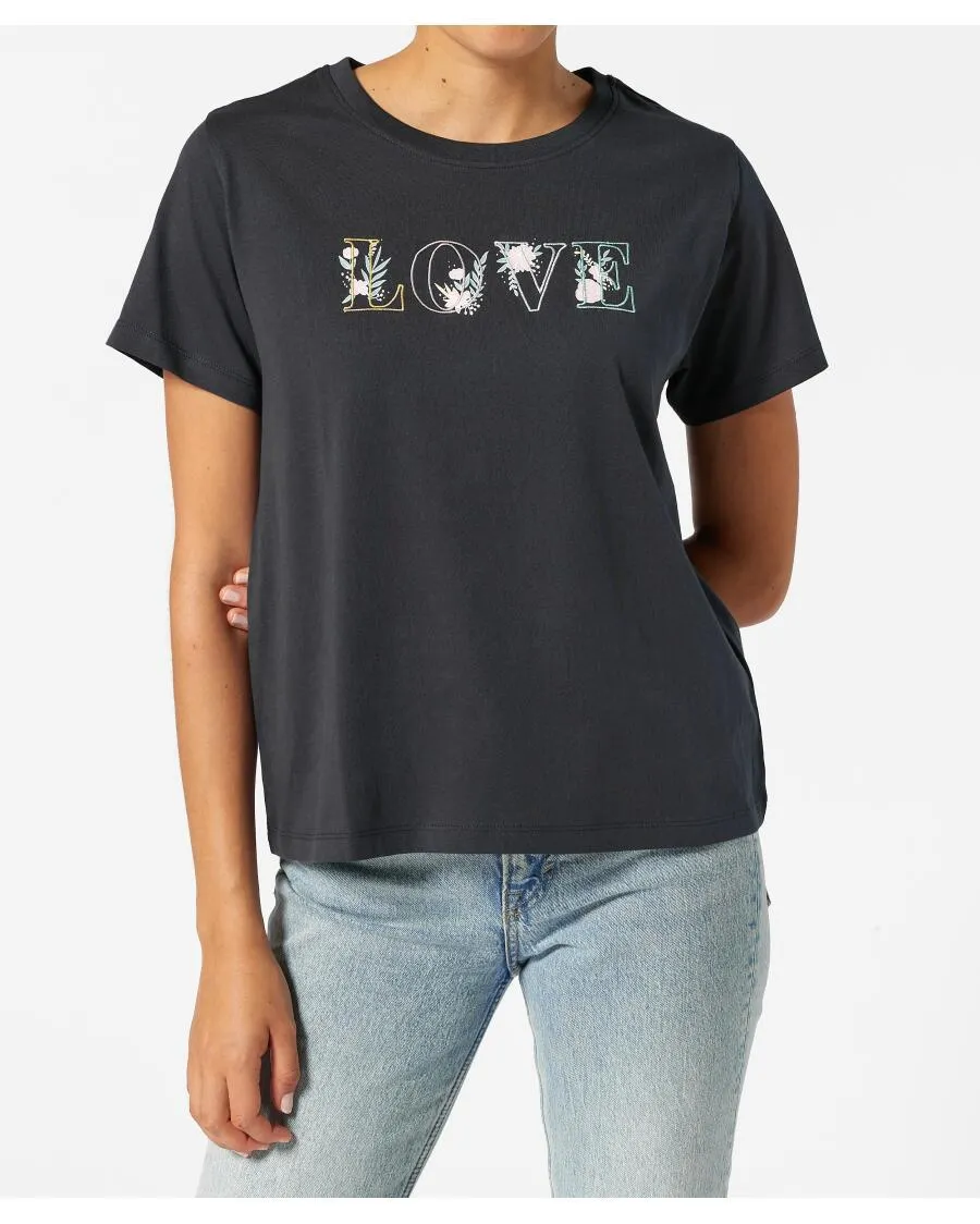 T-Shirt mit Stickerei