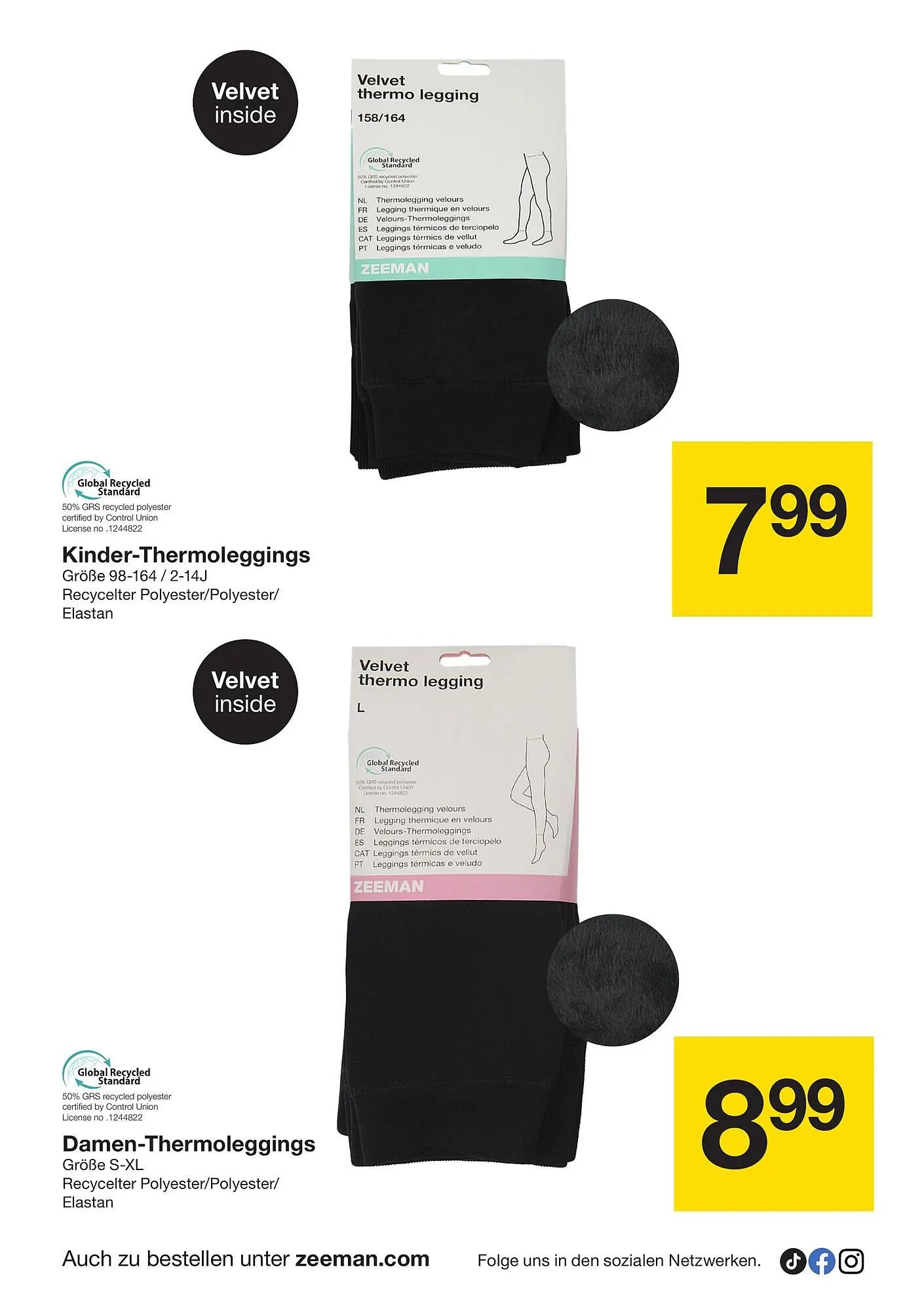 Zeeman Prospekt von 25. Oktober bis 7. November 2025 - Prospekt seite 19