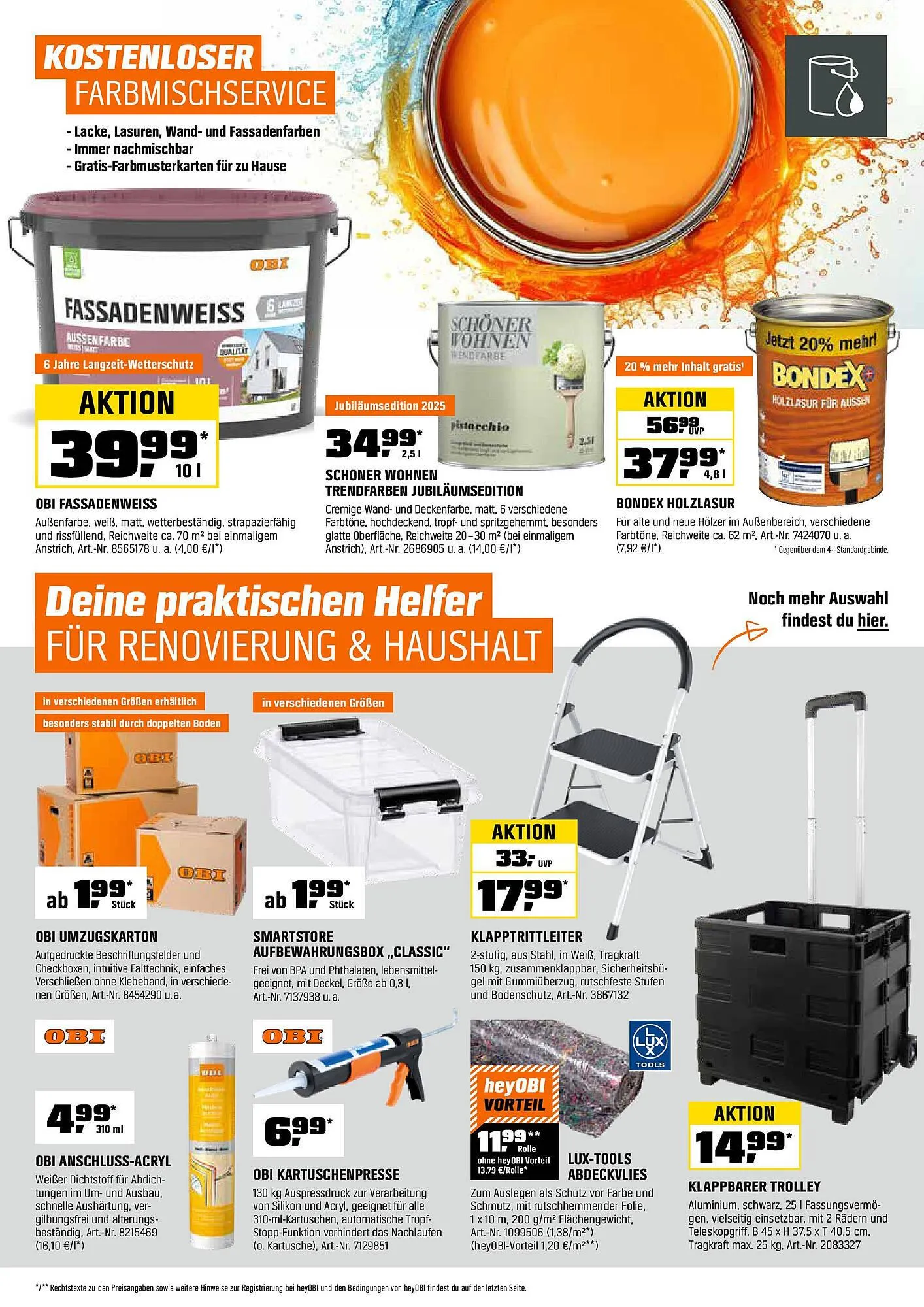OBI Prospekt von 31. Juli bis 14. August 2025 - Prospekt seite 22