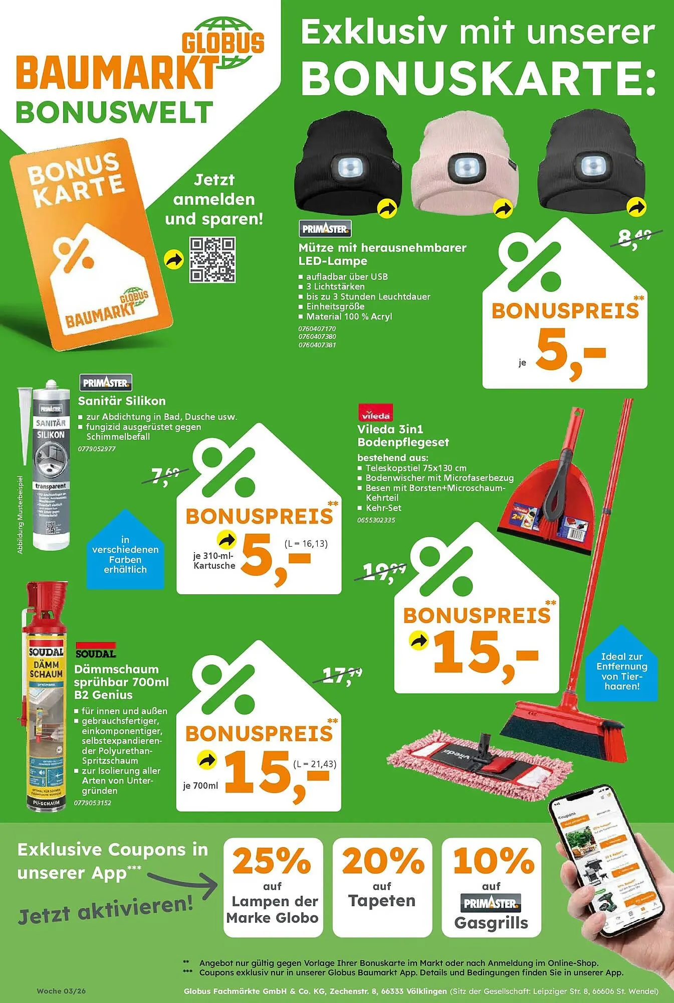 Globus Baumarkt Prospekt von 11. Januar bis 17. Januar 2026 - Prospekt seite 13