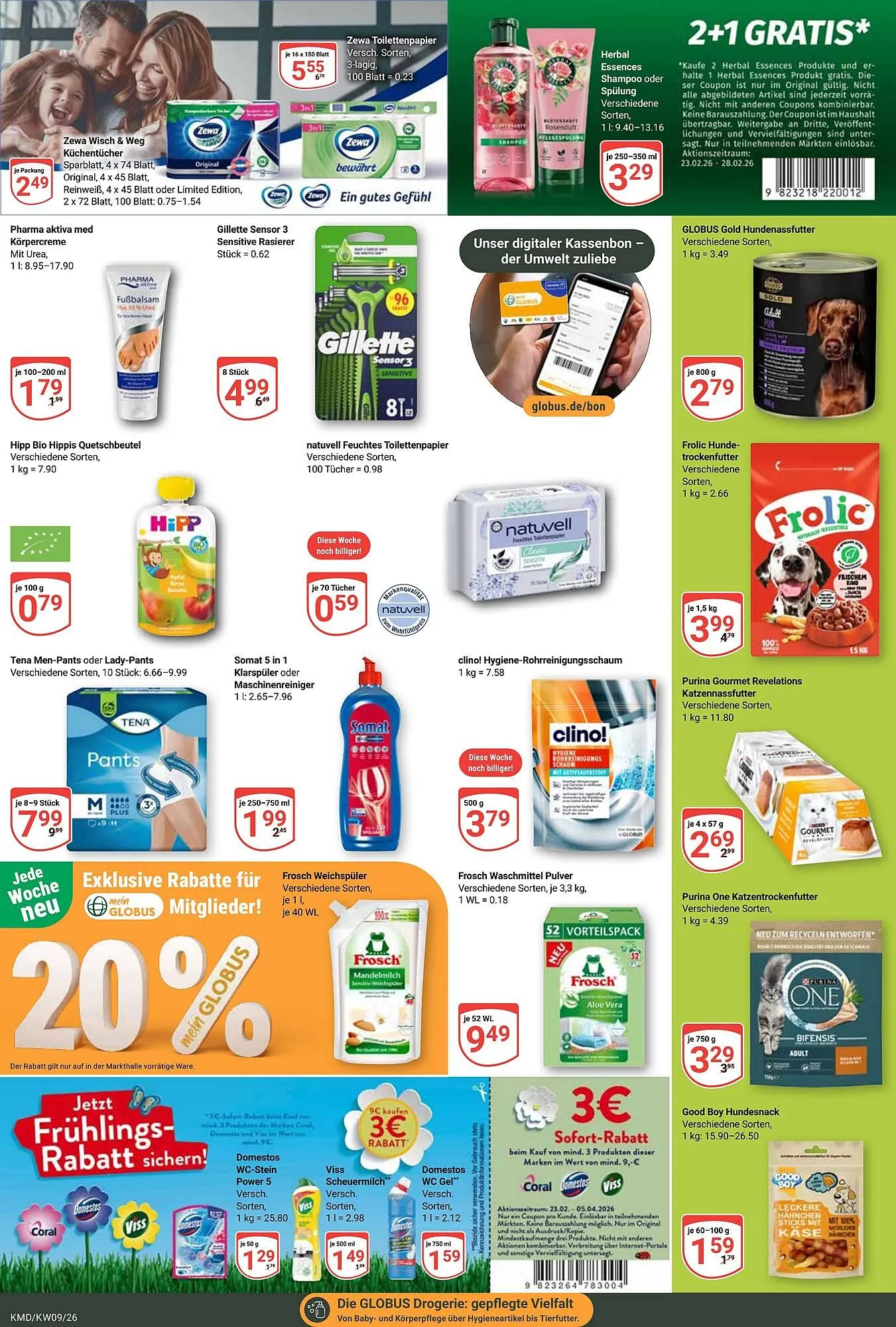Globus Prospekt von 23. Februar bis 28. Februar 2026 - Prospekt seite 19
