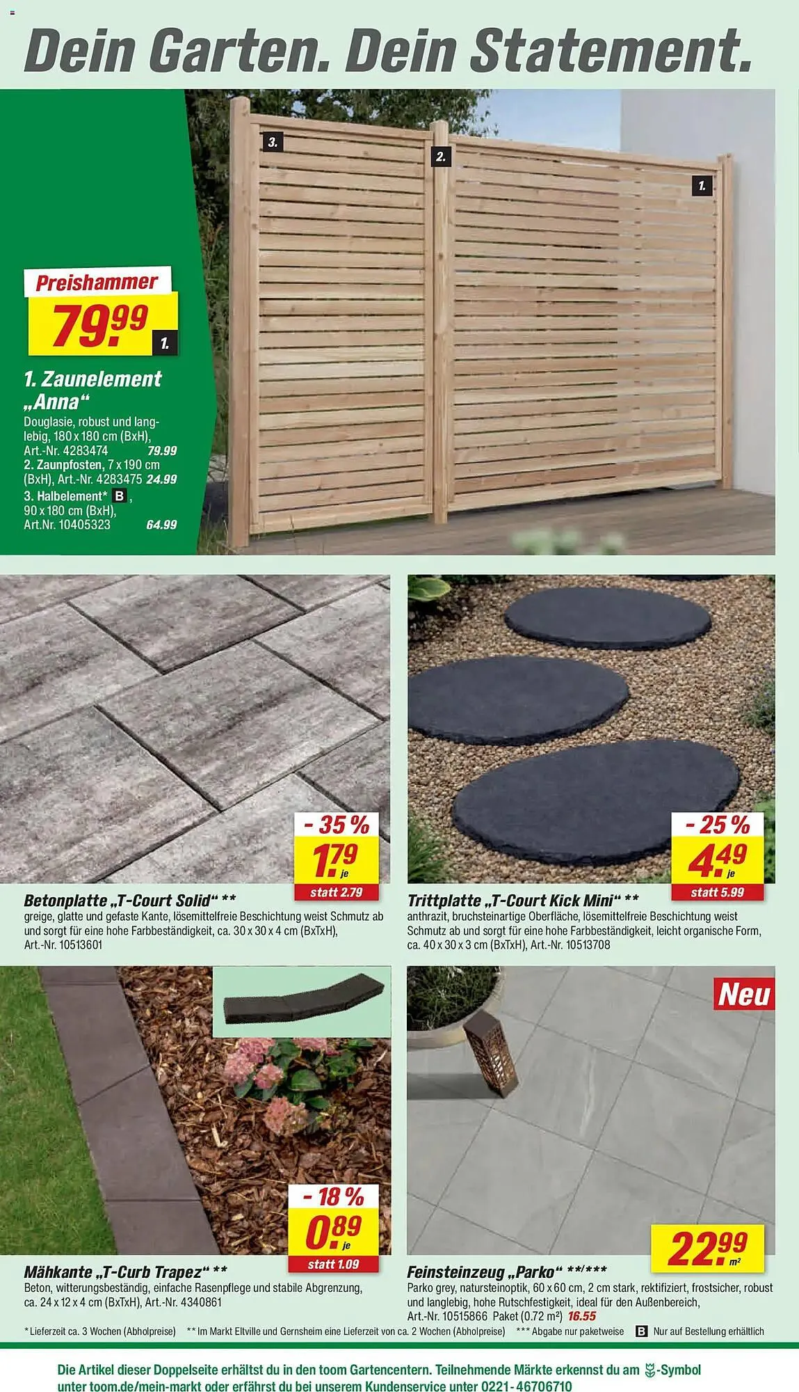 Toom Baumarkt Prospekt von 25. April bis 1. Mai 2026 - Prospekt seite 10