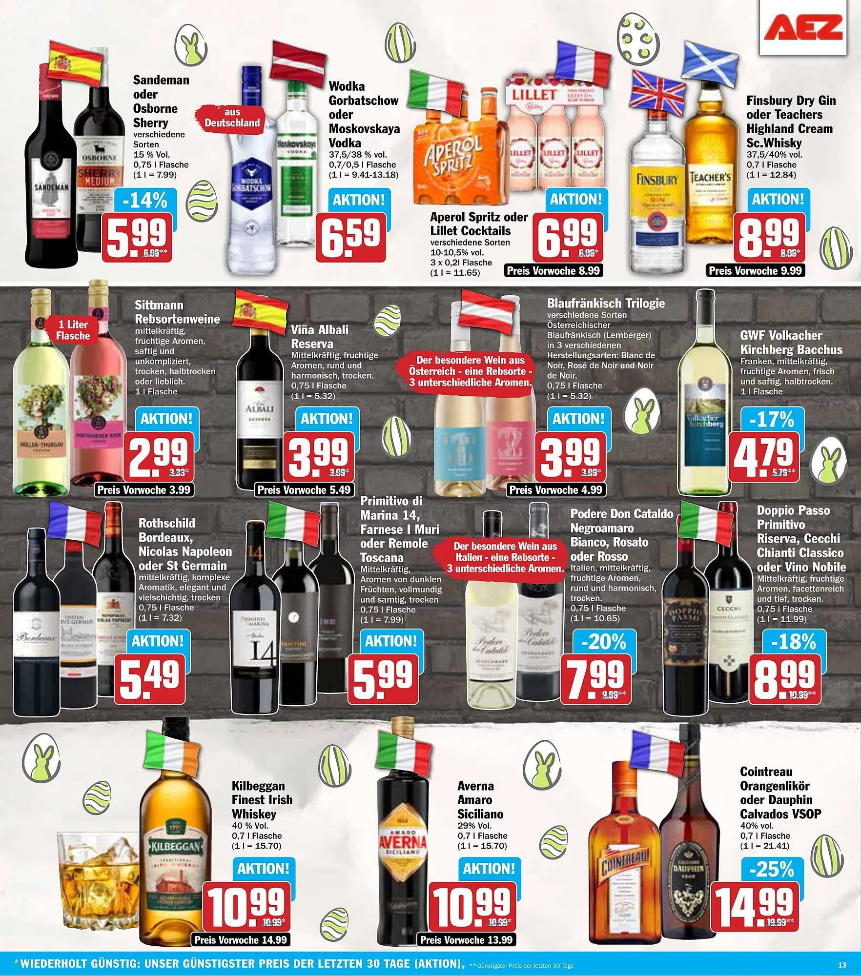 AEZ Prospekt von 7. April bis 12. April 2025 - Prospekt seite 13