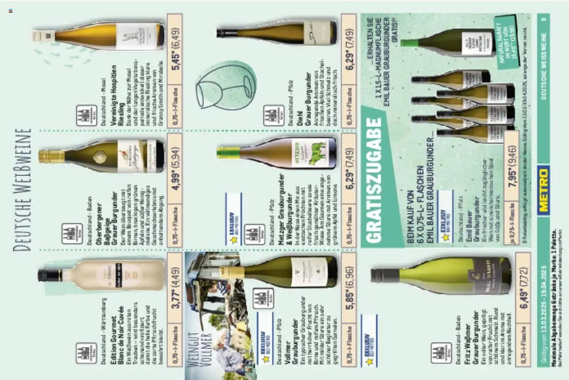 METRO Prospekt von 13. März bis 19. April 2025 - Prospekt seite 9