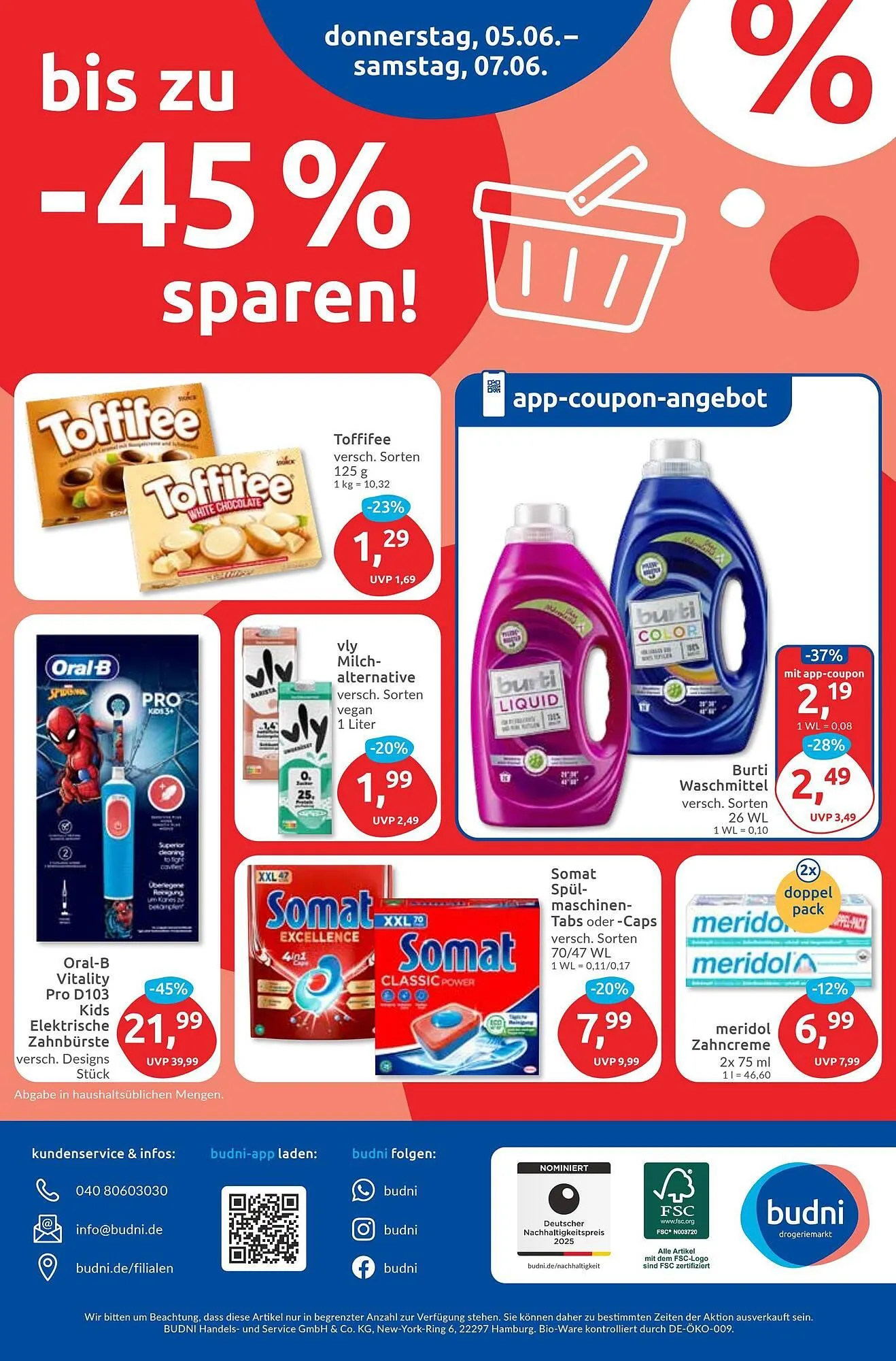 Budni Prospekt von 2. Juni bis 7. Juni 2025 - Prospekt seite 8