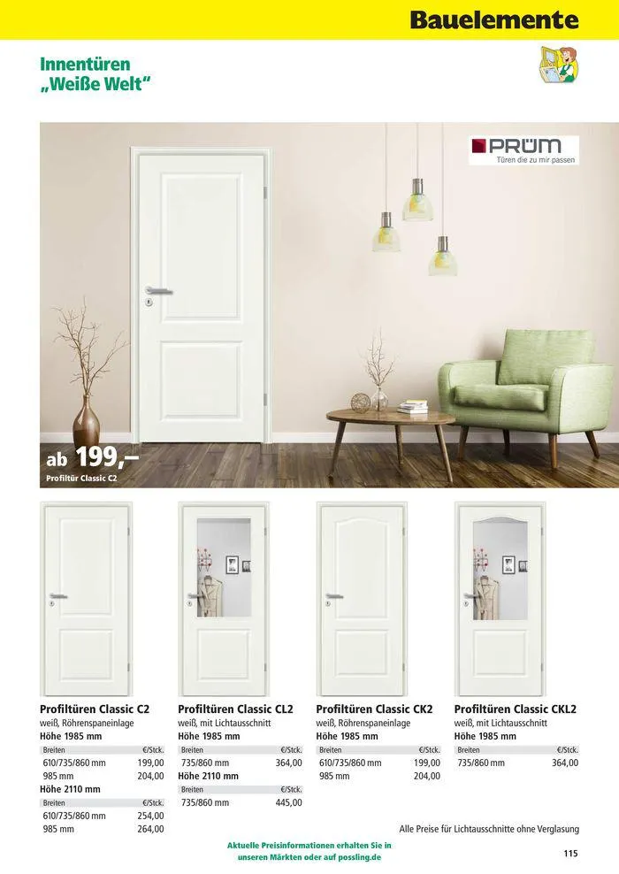 Holz-& Baukatalog 2024/25 von 27. März bis 31. Januar 2025 - Prospekt seite 115