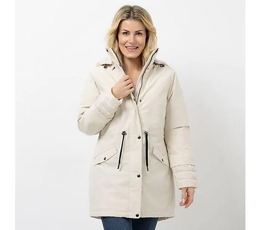 Wählen Sie Ihre Variante: CENTIGRADE ACTIVE Funktionsparka mit Kapuze 2-Wege-Reißverschluss Steppdetails