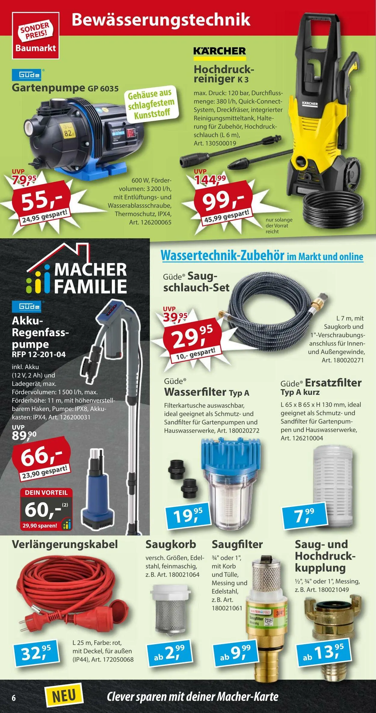 Sonderpreis Baumarkt Aktueller Prospekt von 19. Juli bis 2. August 2025 - Prospekt seite 6