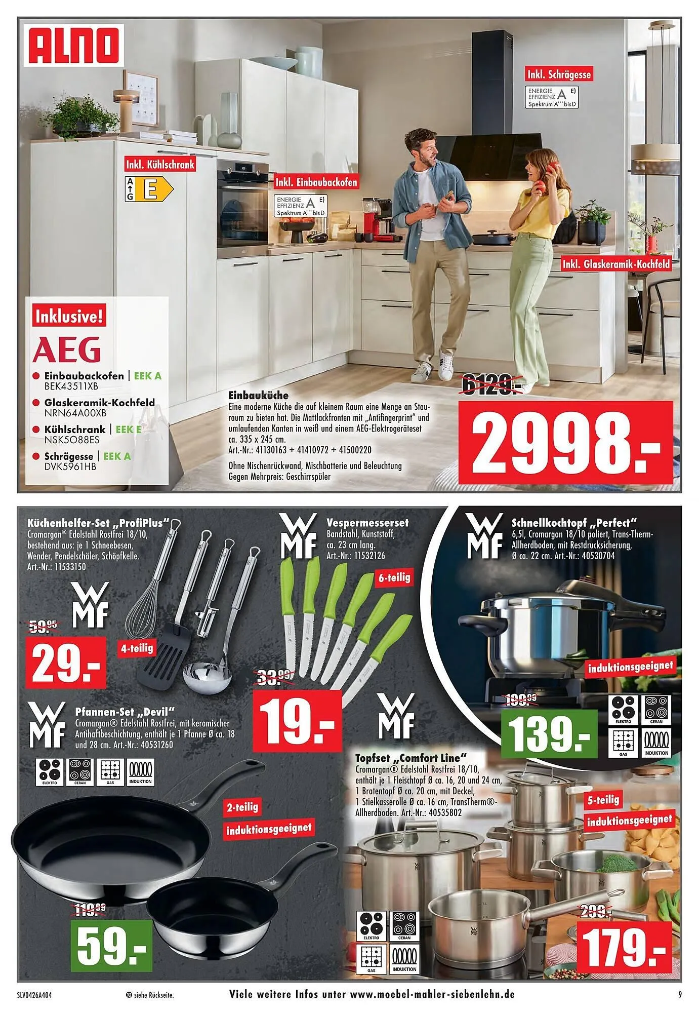 Möbel Mahler Katalog von 8. April bis 5. Mai 2026 - Prospekt seite 9