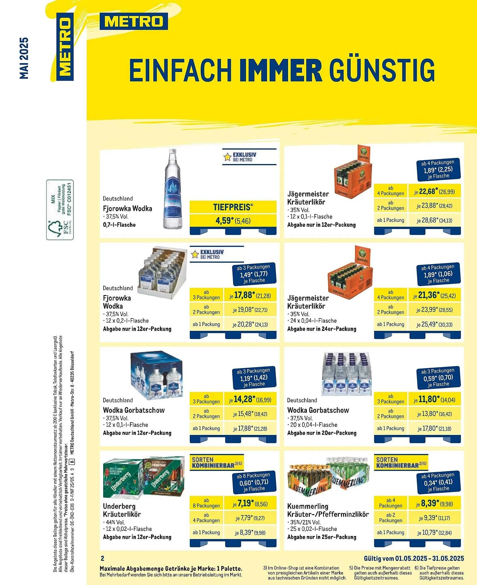 METRO Prospekt von 1. Mai bis 31. Mai 2025 - Prospekt seite 6