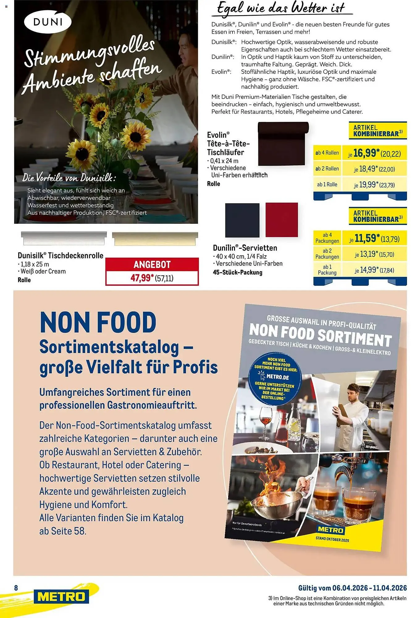 METRO Prospekt von 6. April bis 11. April 2026 - Prospekt seite 8