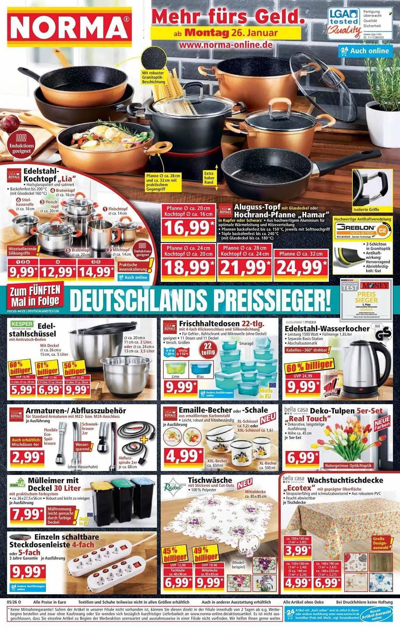 Norma Prospekt von 26. Januar bis 1. Februar 2026 - Prospekt seite 1