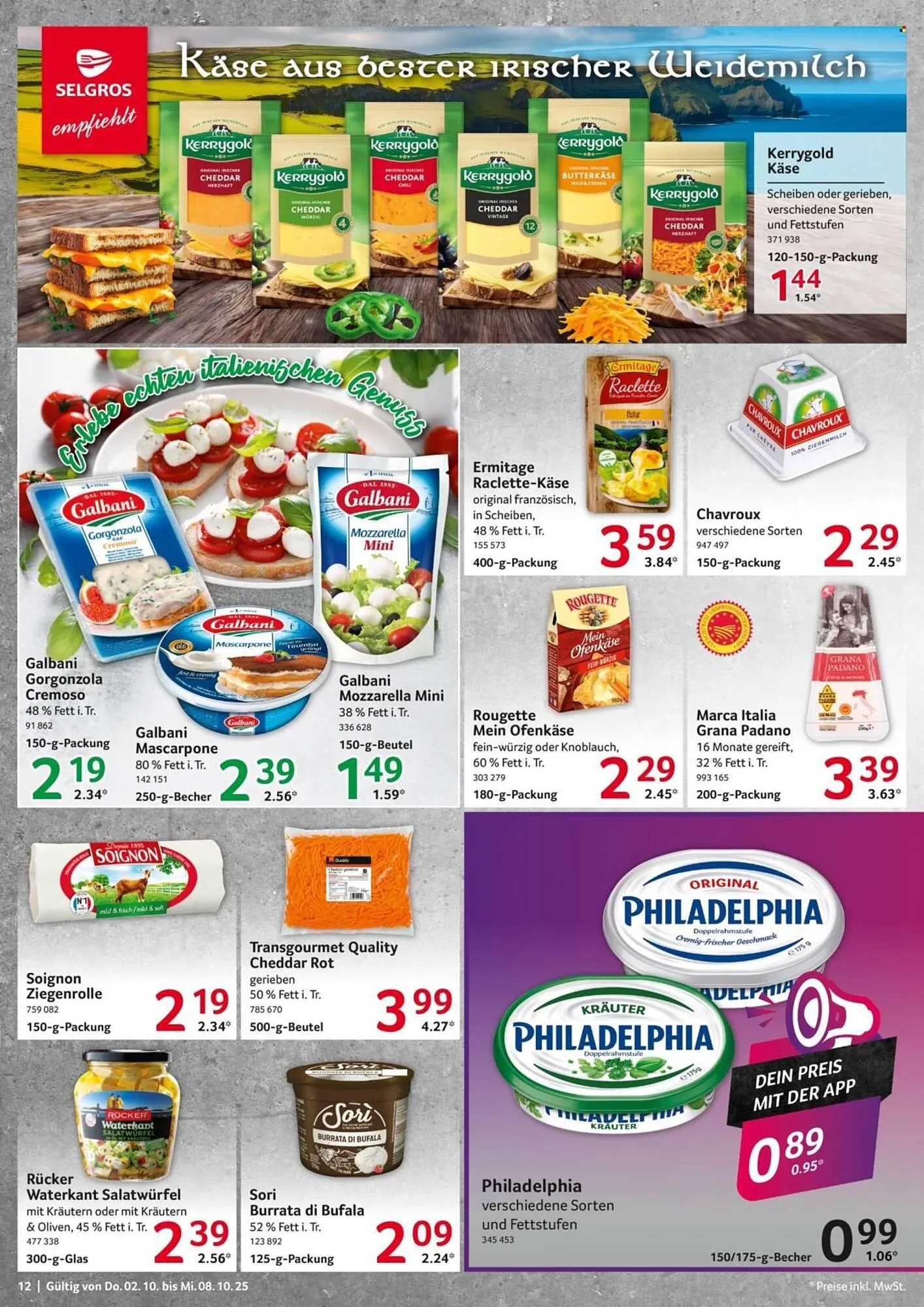 Selgros Prospekt von 2. Oktober bis 8. Oktober 2025 - Prospekt seite 12