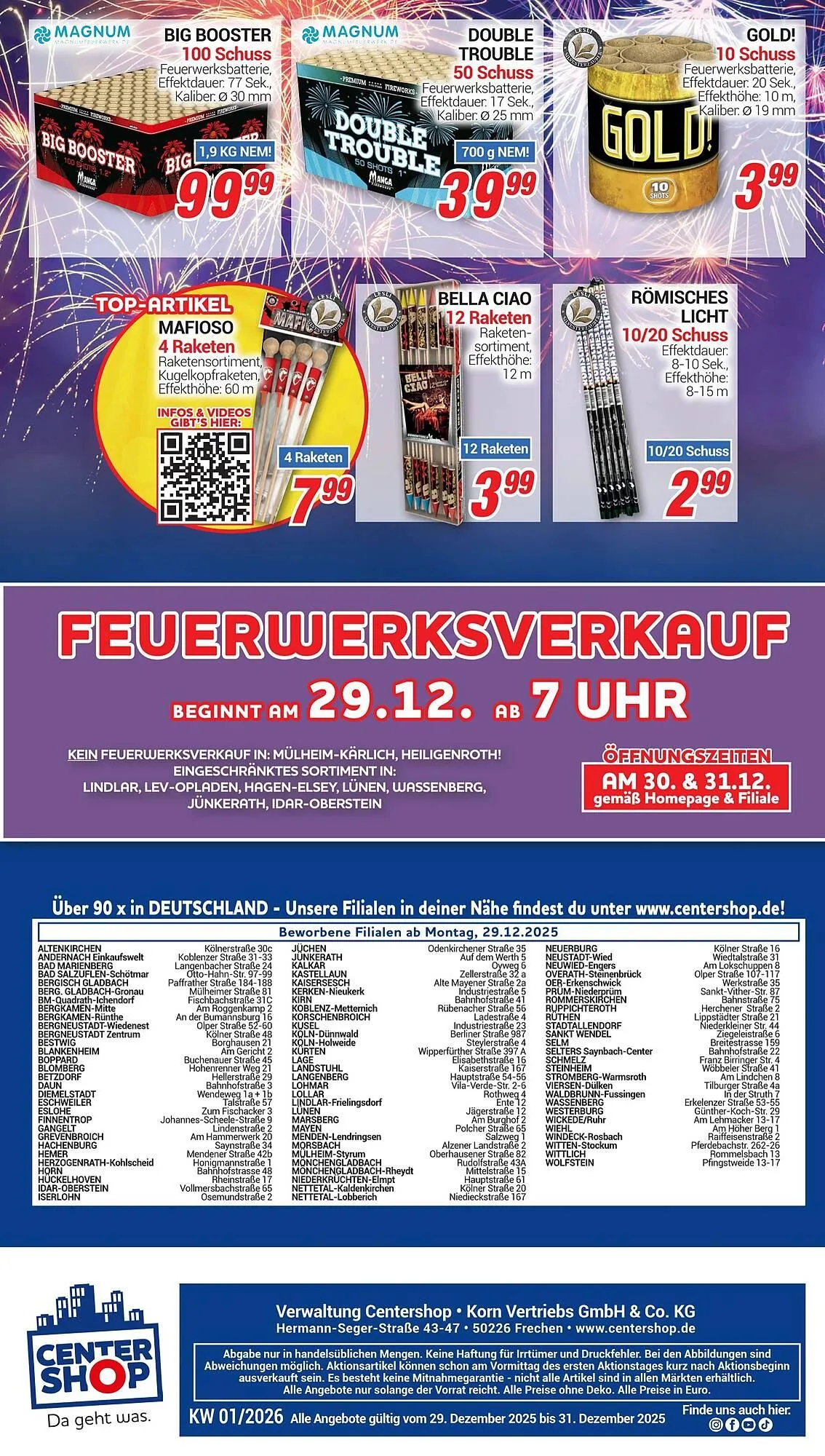 CENTERSHOP Prospekt von 29. Dezember bis 1. Januar 2026 - Prospekt seite 11