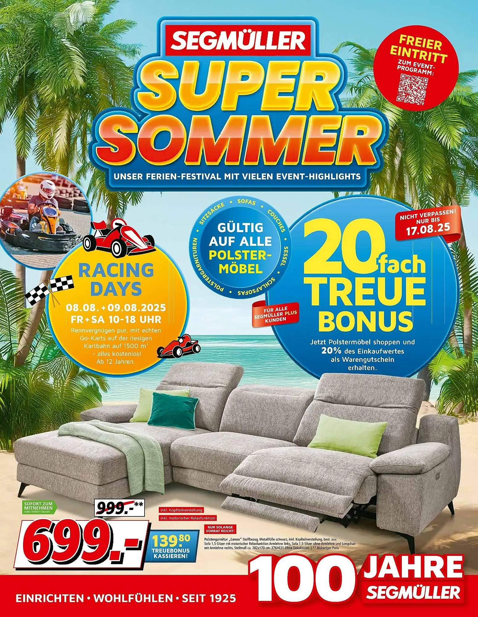Segmüller Prospekt von 2. August bis 16. August 2025 - Prospekt seite 1