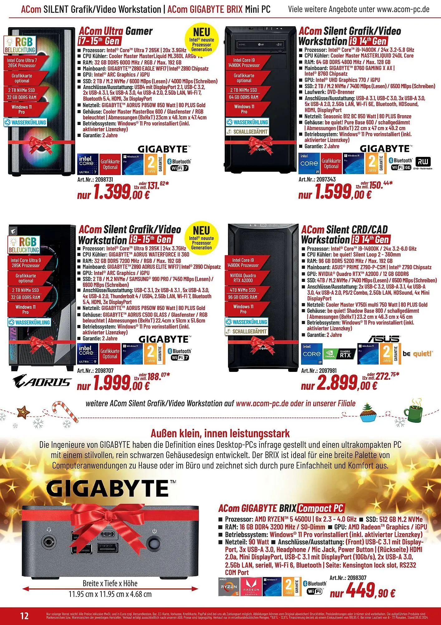 ACom PC Prospekt von 1. Dezember bis 31. Januar 2025 - Prospekt seite 12