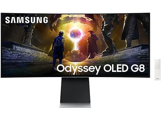 SAMSUNG Gaming OLED G85SD (34") 34 Zoll UWQHD Gaming-Monitor (0,03 ms Reaktionszeit , 175 Hz , 175 Hz nativ)