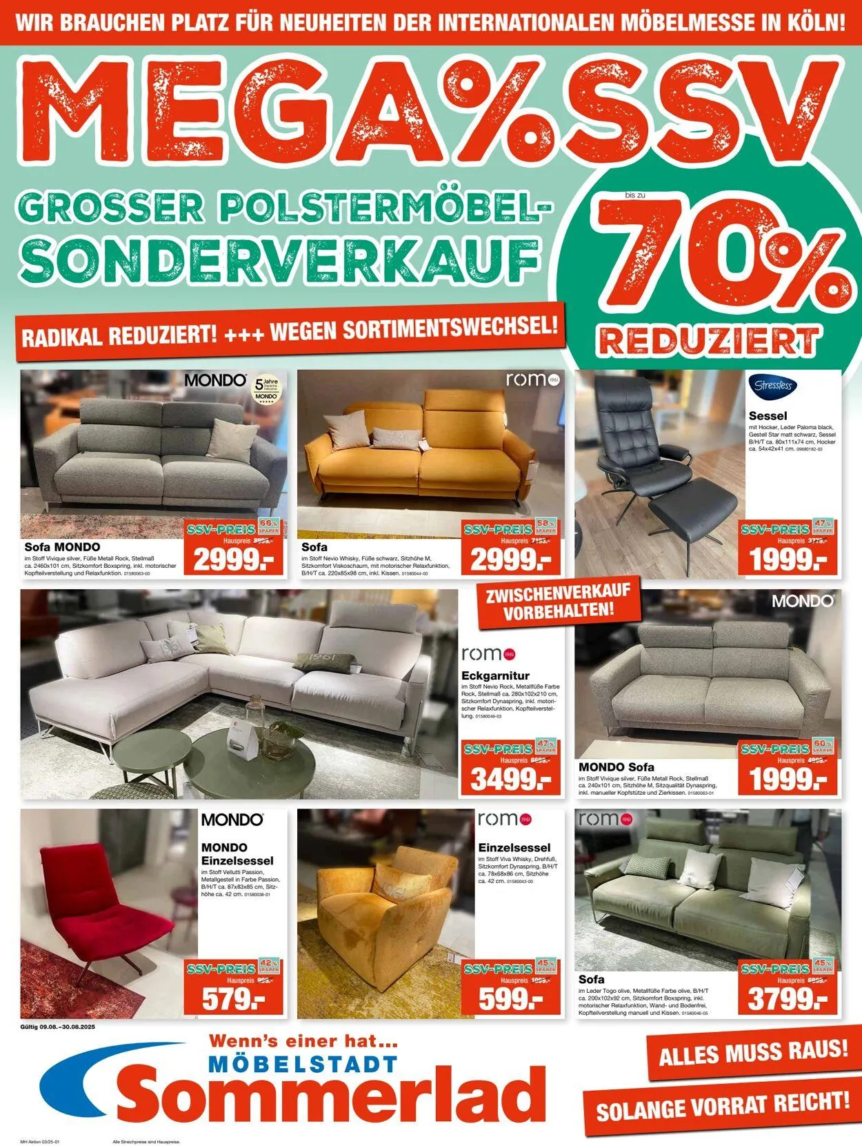 Sommerlad Aktueller Prospekt von 11. August bis 30. August 2025 - Prospekt seite 1