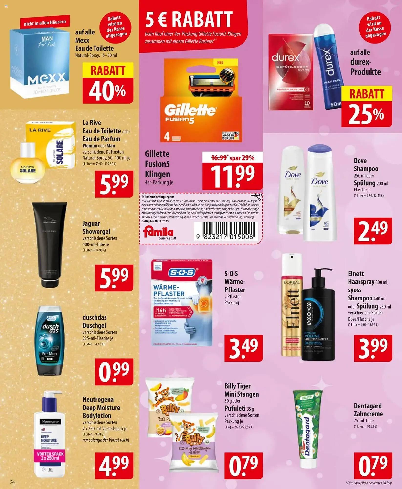Famila Nord Ost Prospekt von 15. Dezember bis 20. Dezember 2025 - Prospekt seite 24