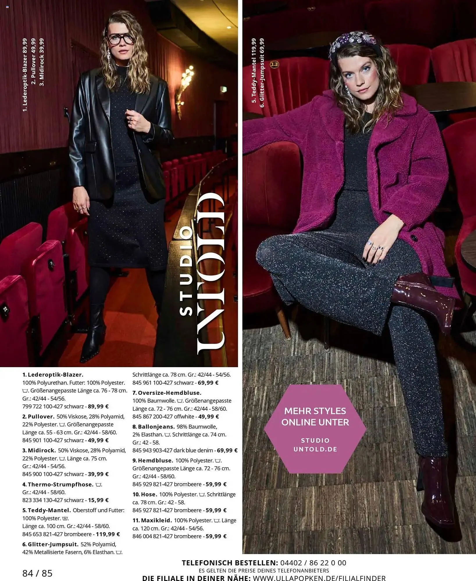 Ulla Popken Katalog von 1. November bis 30. November 2025 - Prospekt seite 84